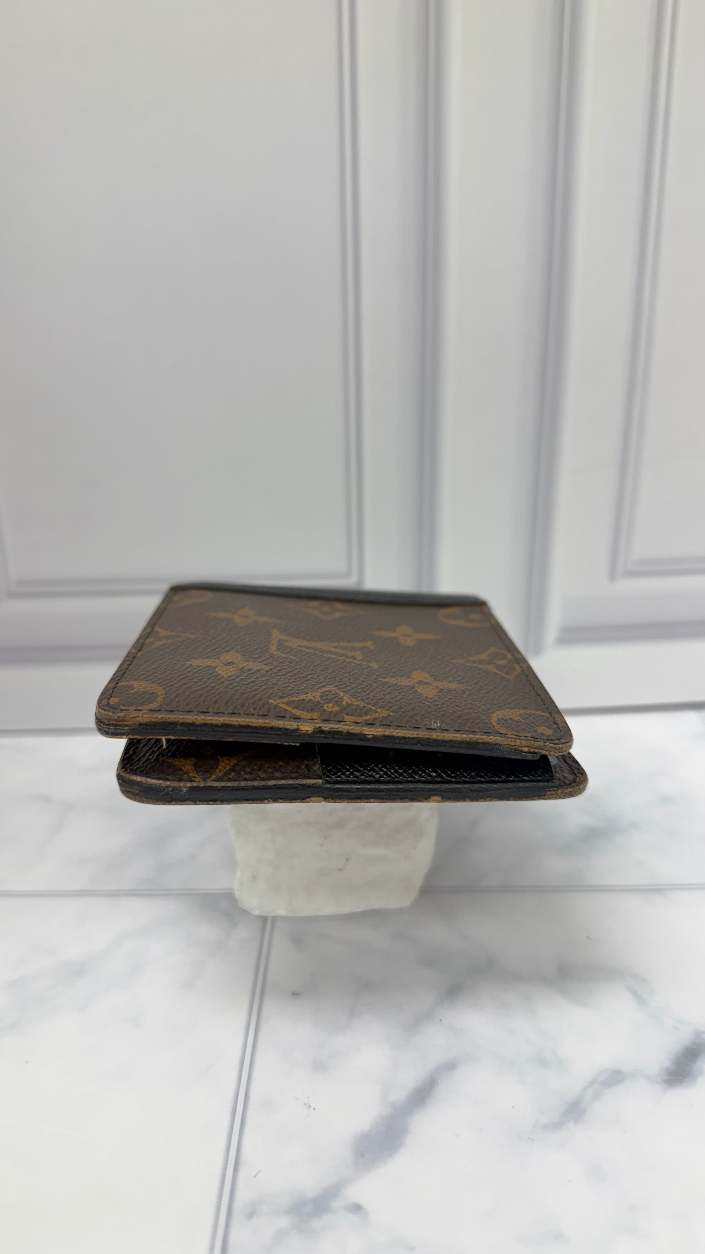 Louis Vuitton Monogram Black Macassar Bifold Wallet