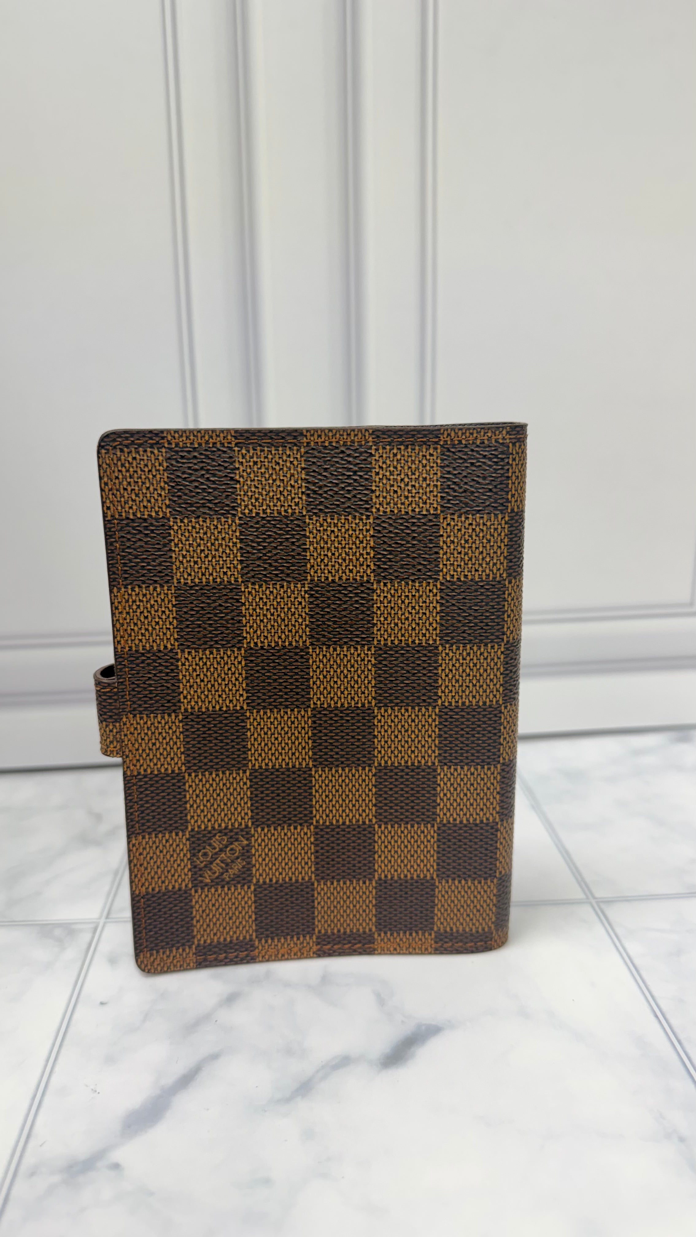 Louis Vuitton Damier Ebene Passport Agenda Cover PM
