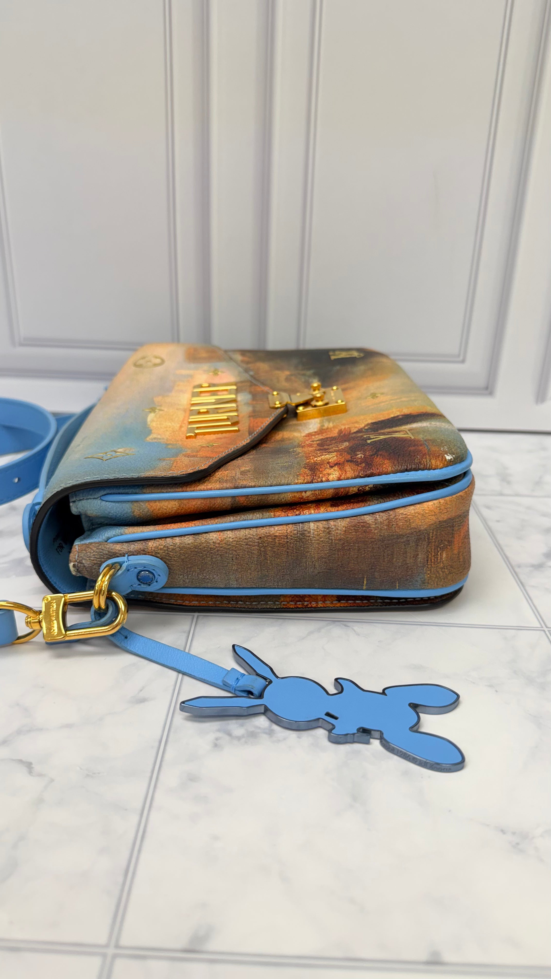 Louis Vuitton x Jeff Koons Painting Print Coated Canvas Pochette Metis Crossbody Bag