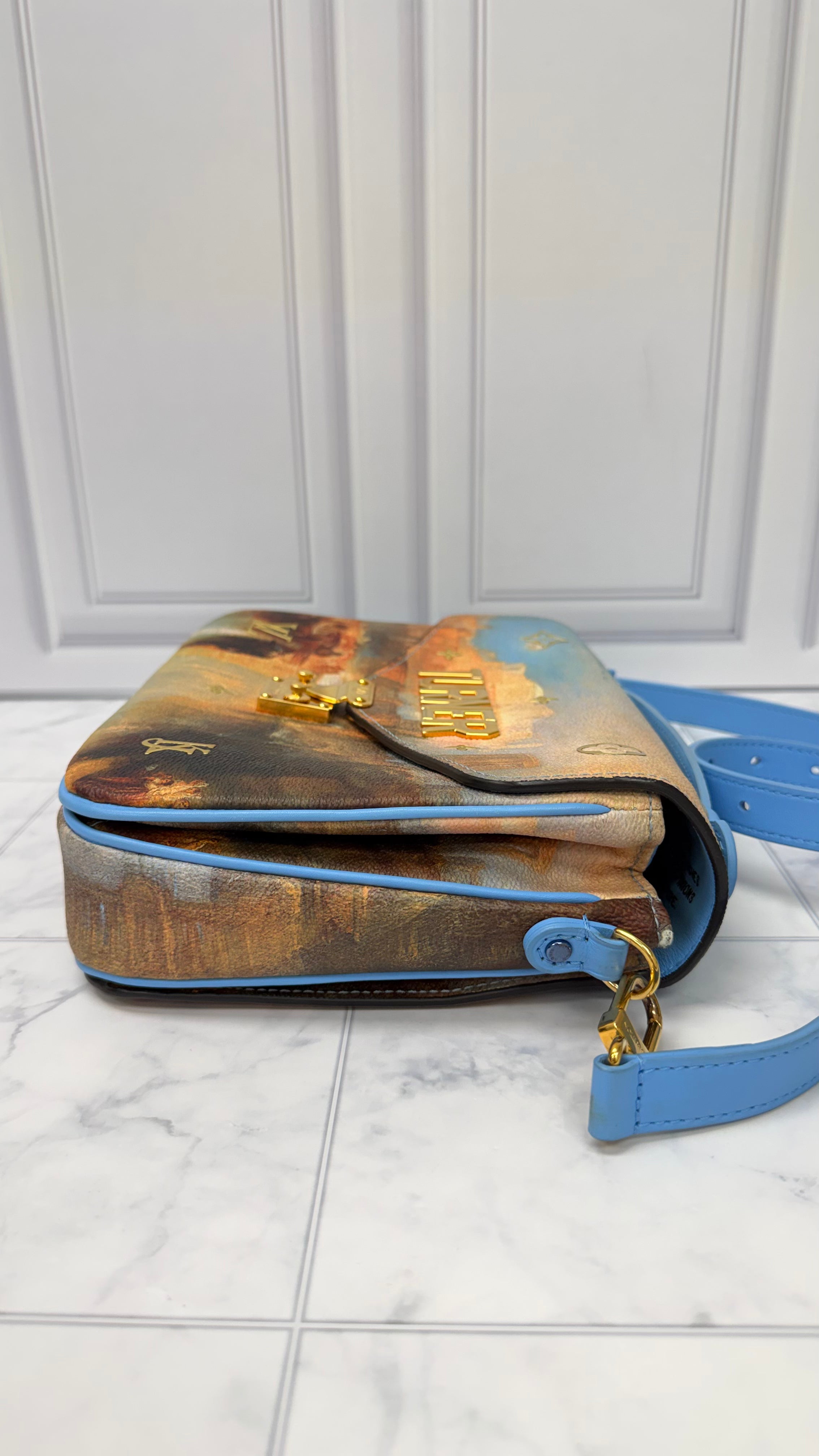 Louis Vuitton x Jeff Koons Painting Print Coated Canvas Pochette Metis Crossbody Bag