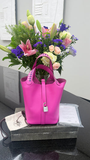 Hermes Picotin Lock Bag Tressage Epsom PM