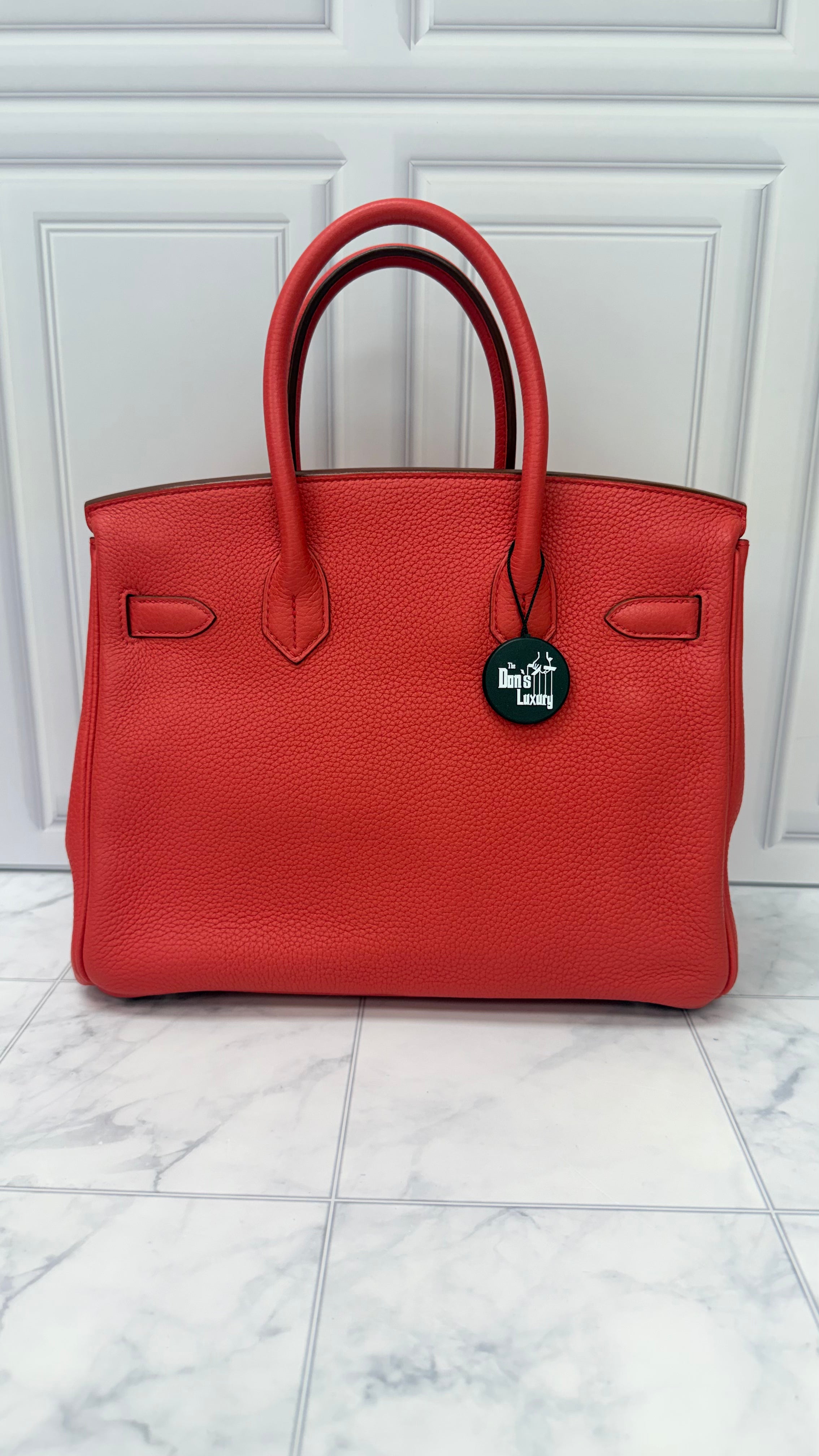 Hermes Birkin 30 Bougainvillier Clemence with Palladium Hardware