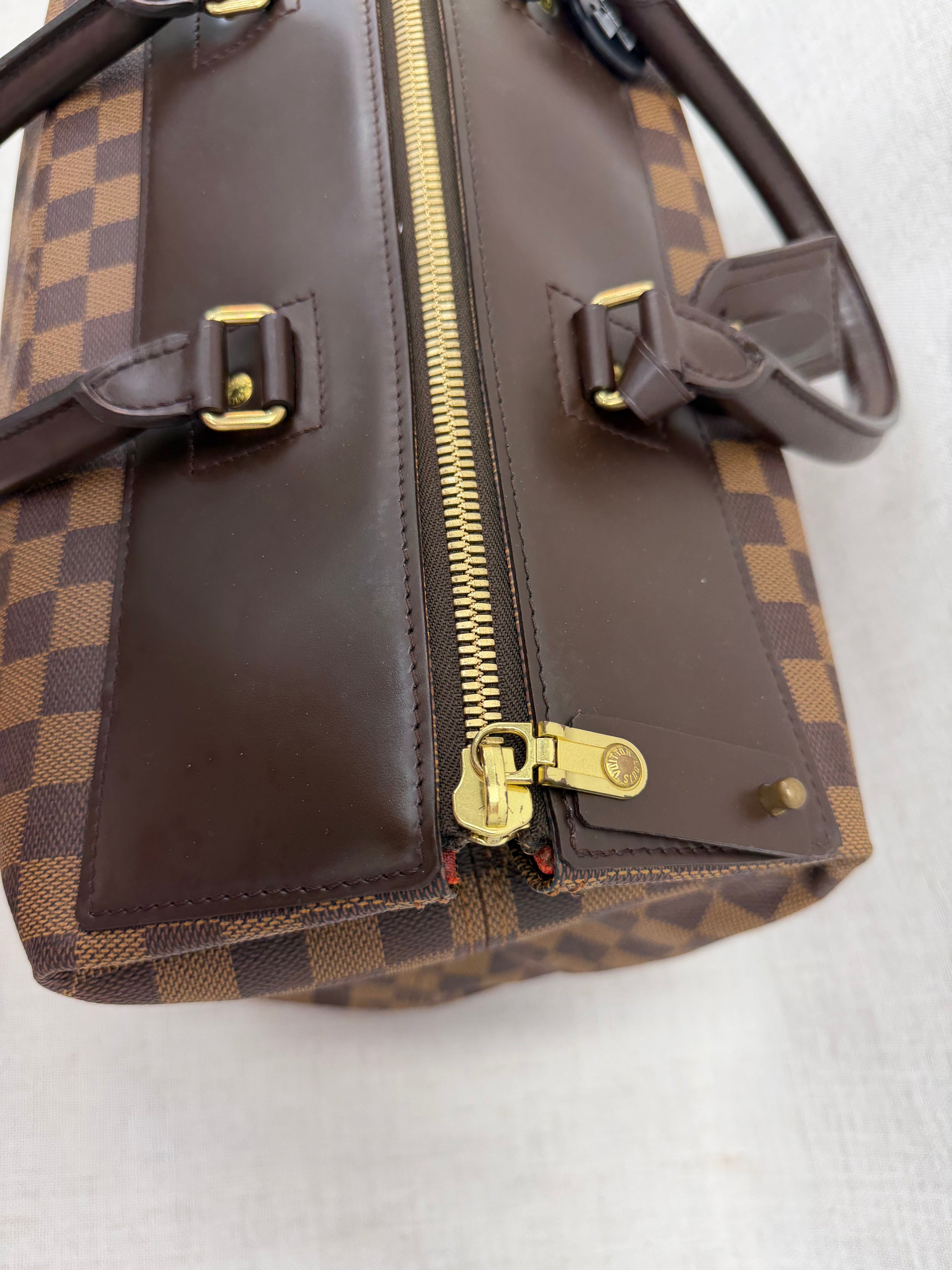 Louis Vuitton Damier Ebene Greenwich PM Travel Bag