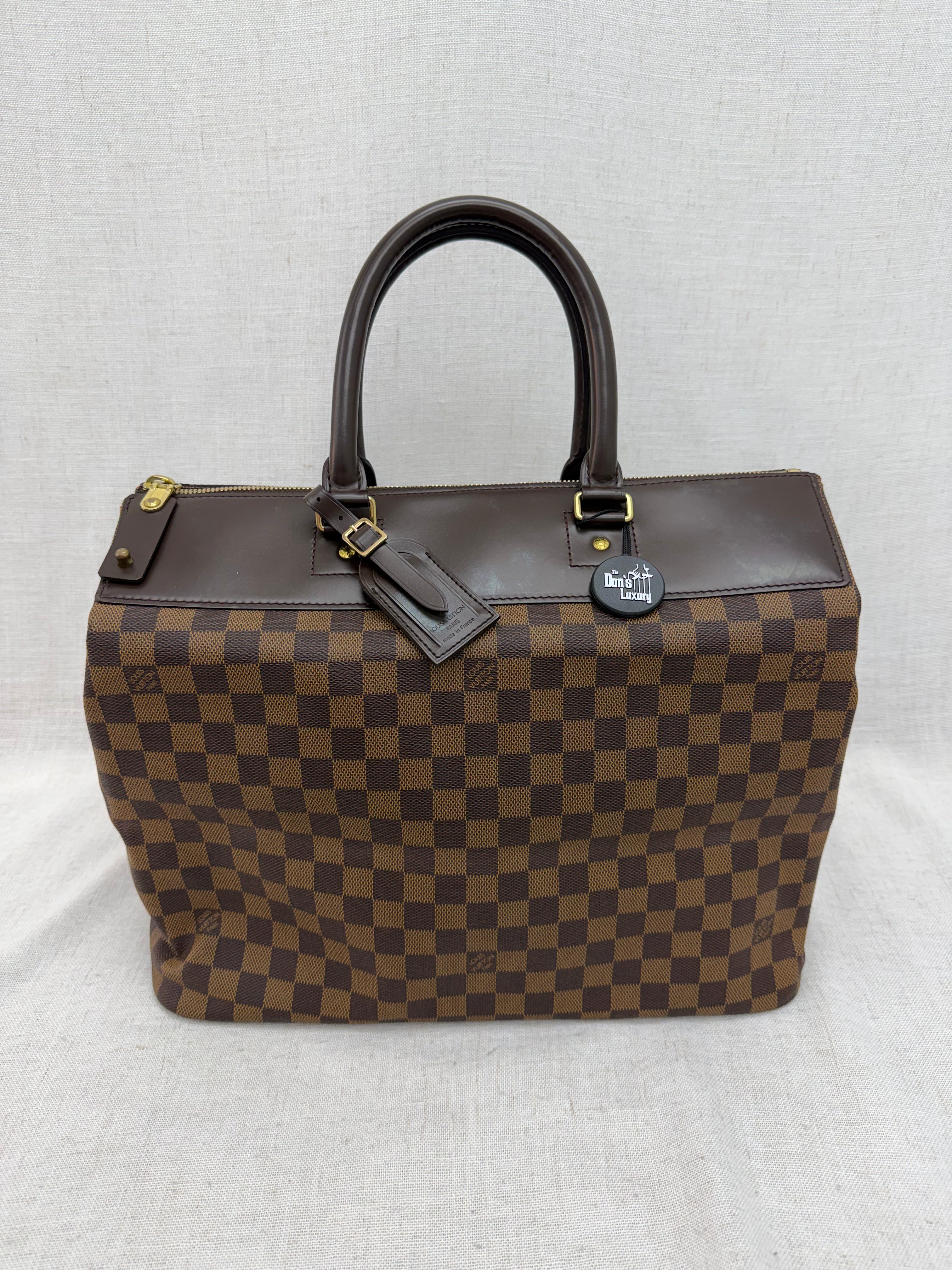Louis Vuitton Damier Ebene Greenwich PM Travel Bag