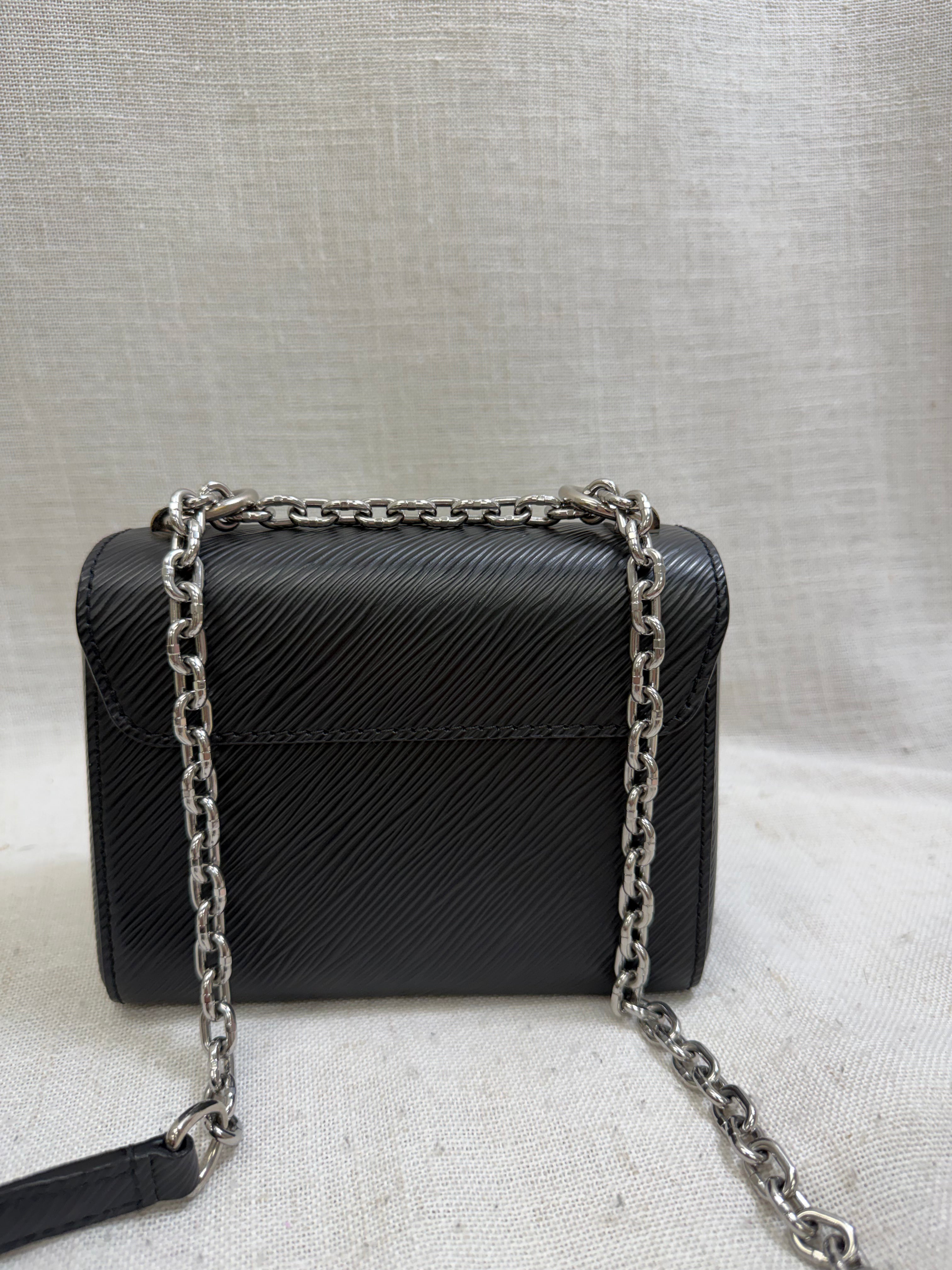 BRAND NEW- Louis Vuitton Black Epi Leather Twist Mini Handbag