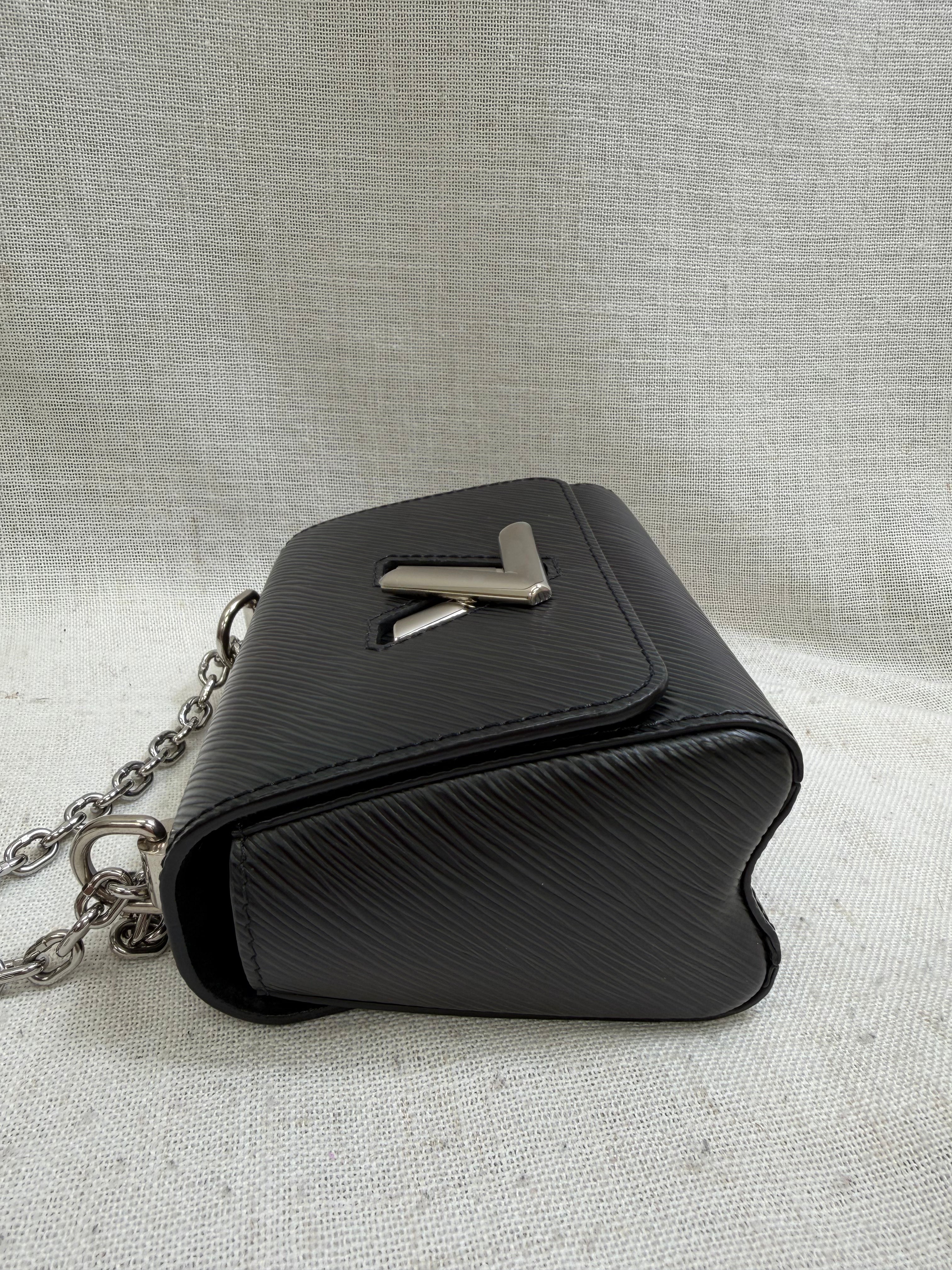 BRAND NEW- Louis Vuitton Black Epi Leather Twist Mini Handbag