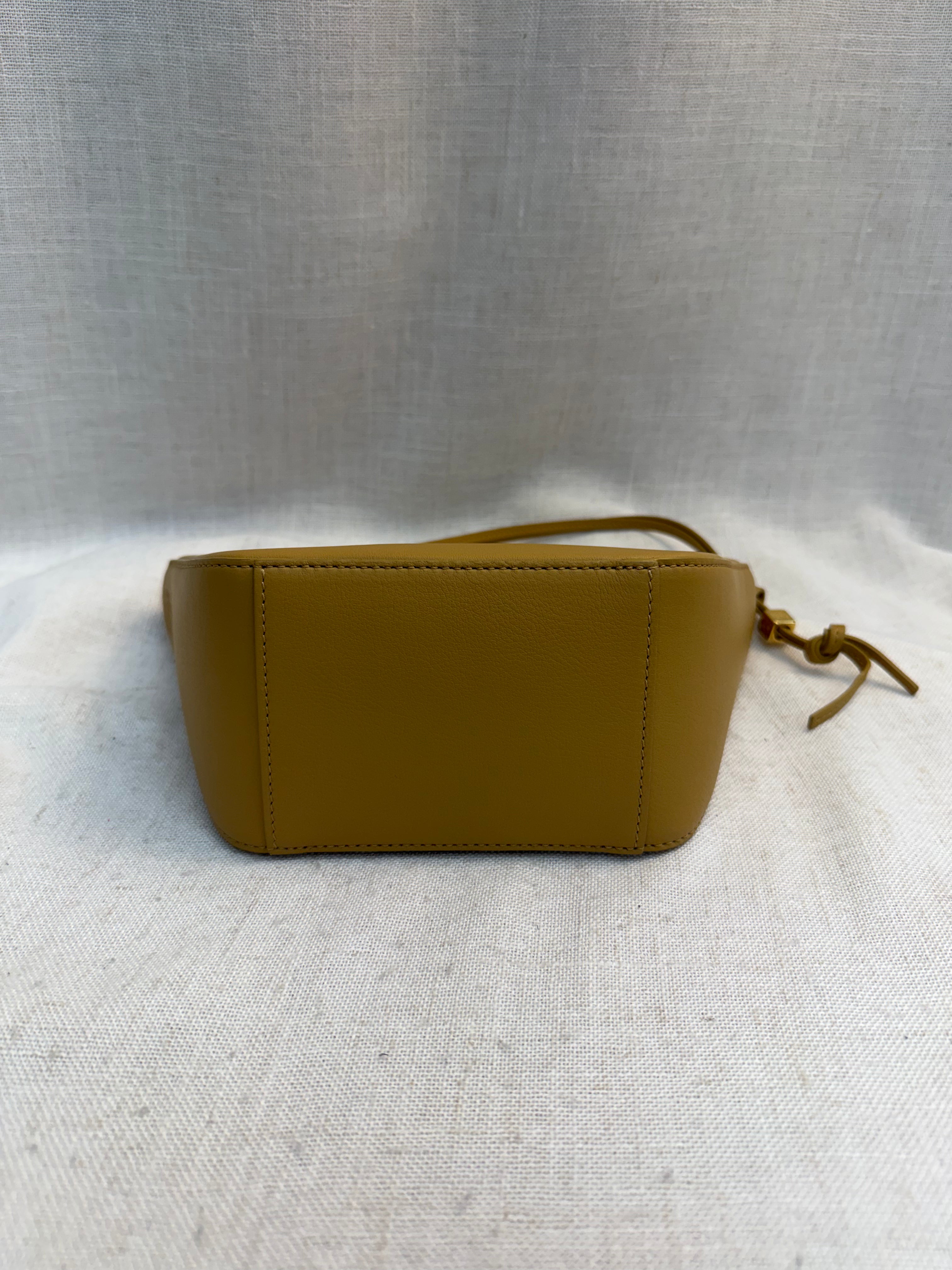 LIKE NEW Loewe Tan Leather Mini Hammock Hobo Shoulder Bag