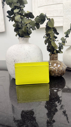 Louis Vuitton Yellow Epi Leather Card Holder