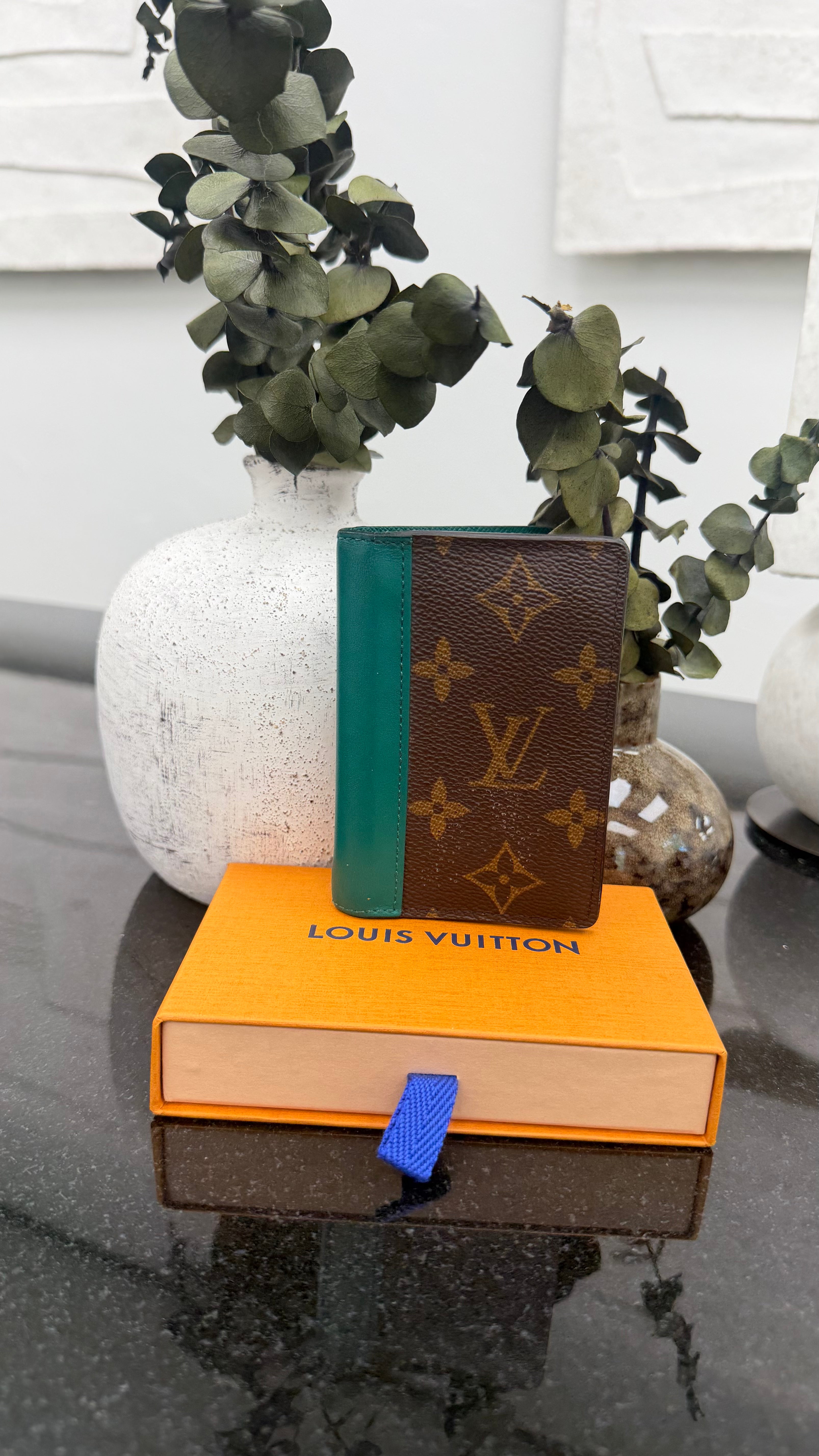 Louis Vuitton Monogram Green Pocket Organizer