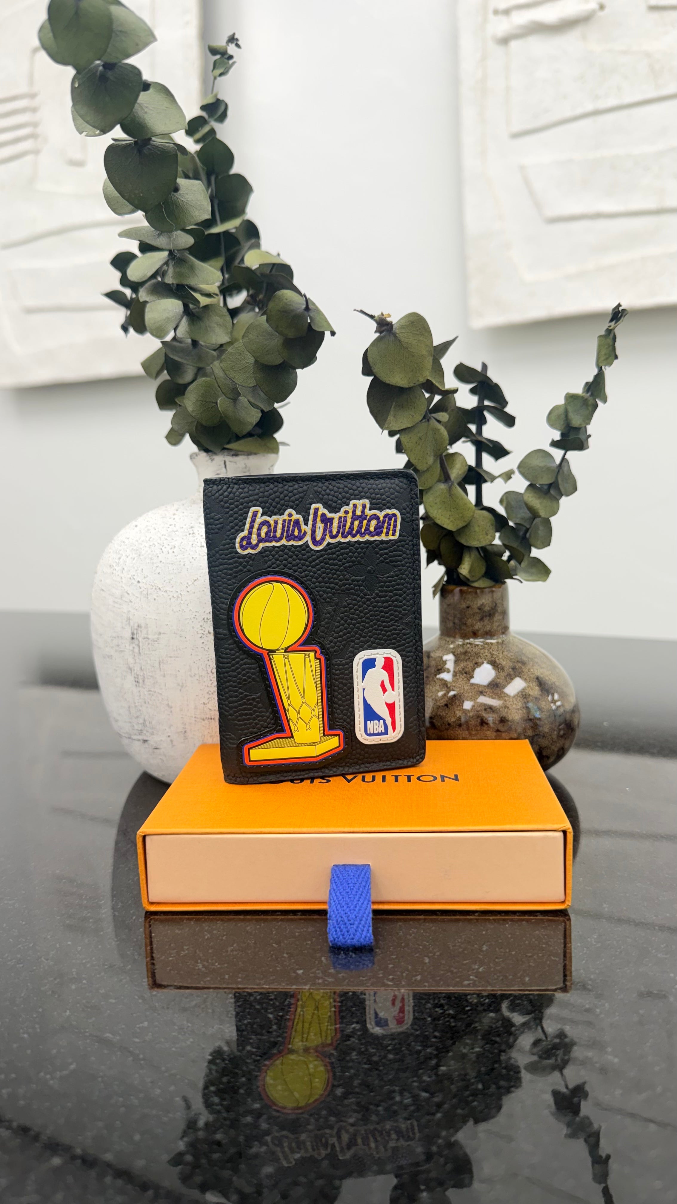 Louis Vuitton x NBA Black Taurillon Leather Pocket Organizer