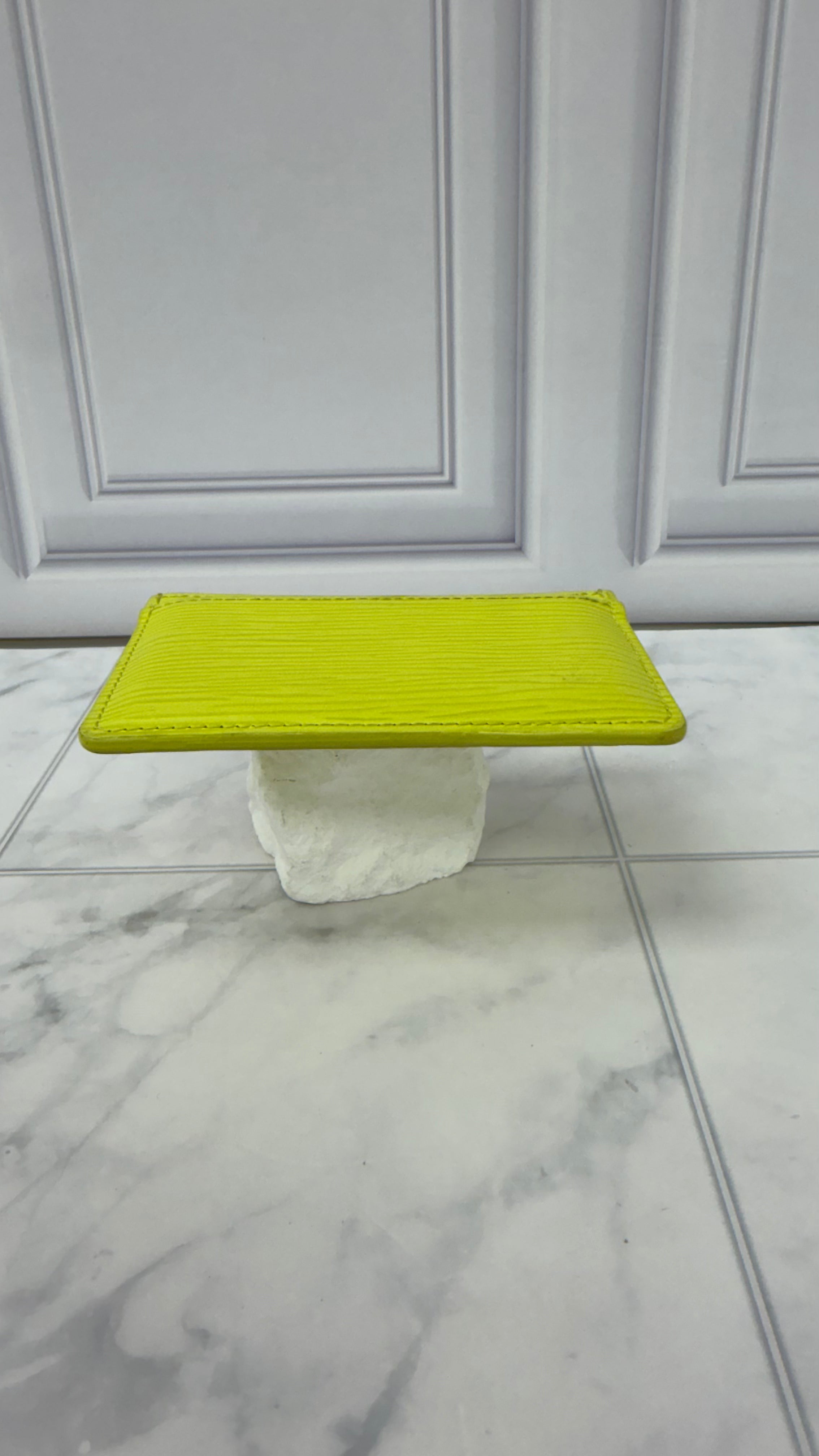 Louis Vuitton Yellow Epi Leather Card Holder