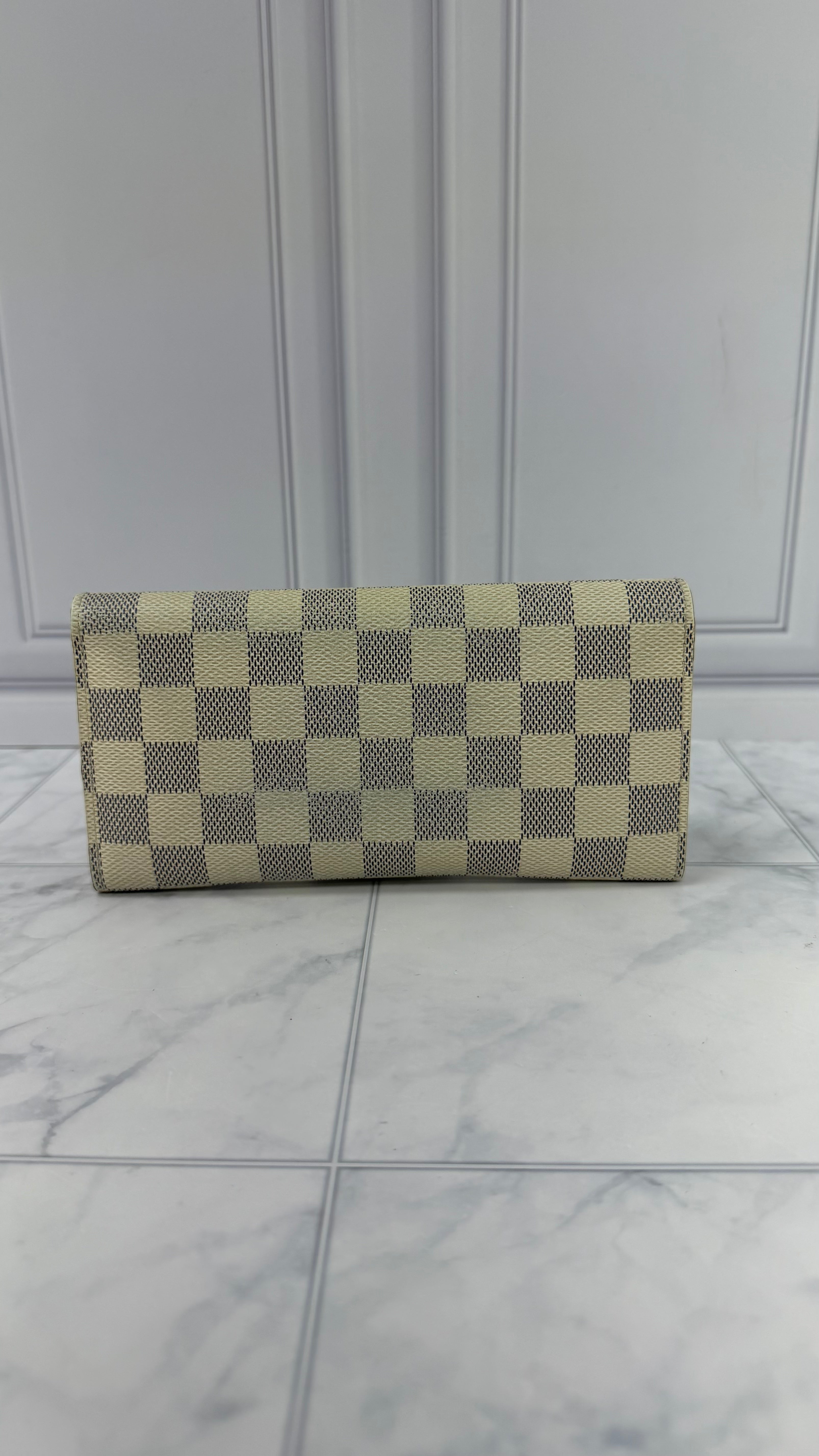 Louis Vuitton Damier Azur Emilie Wallet