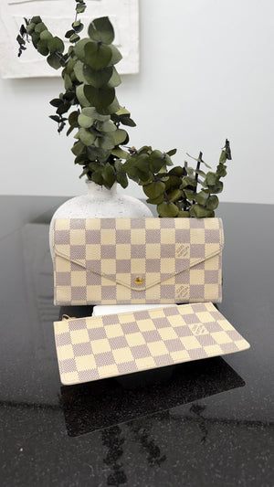 Louis Vuitton Damier Azur Josephine Trifold Wallet