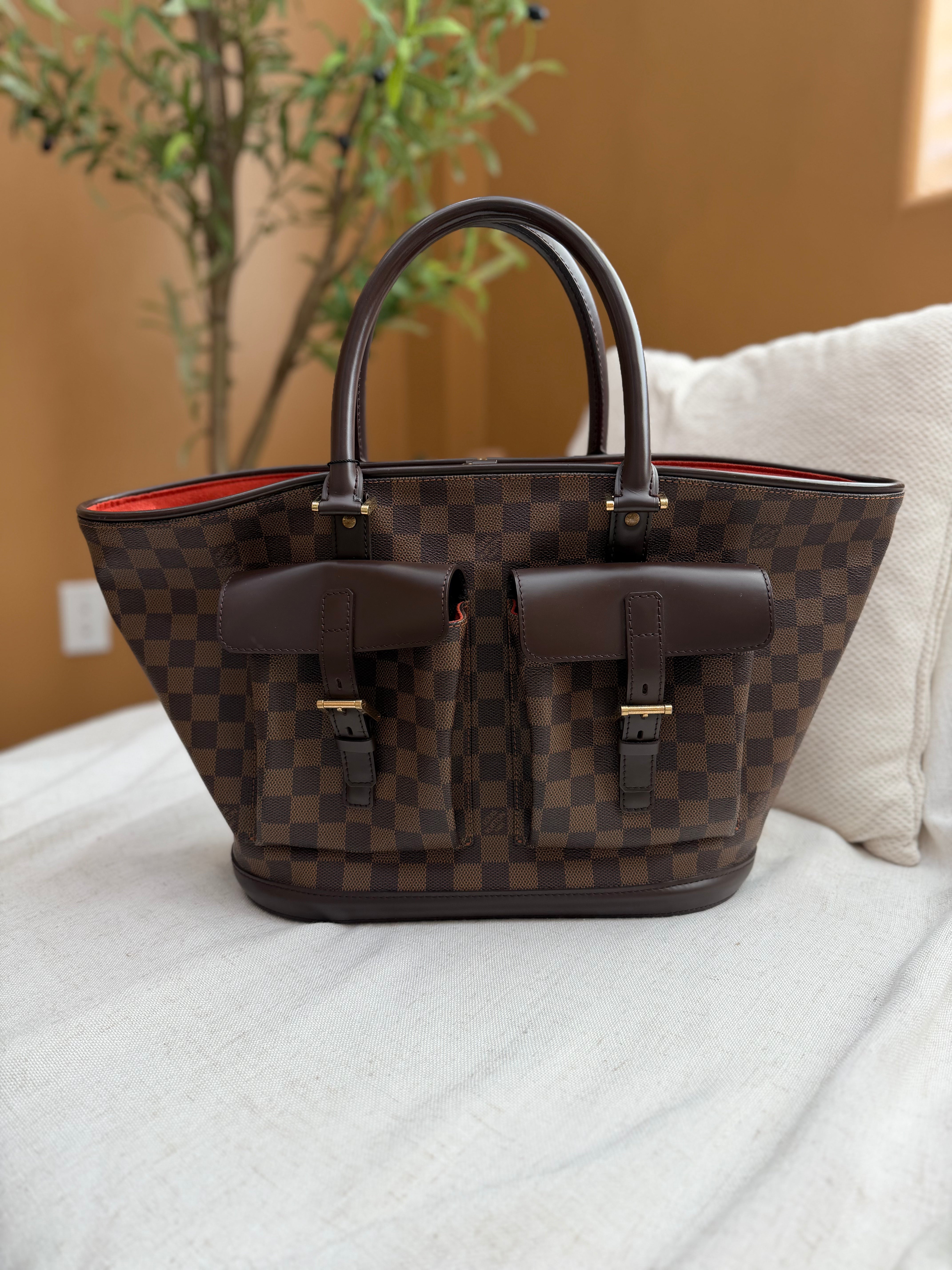 *DONS PRE-DROP* Louis Vuitton Damier Ebene Manosque GM Tote Bag