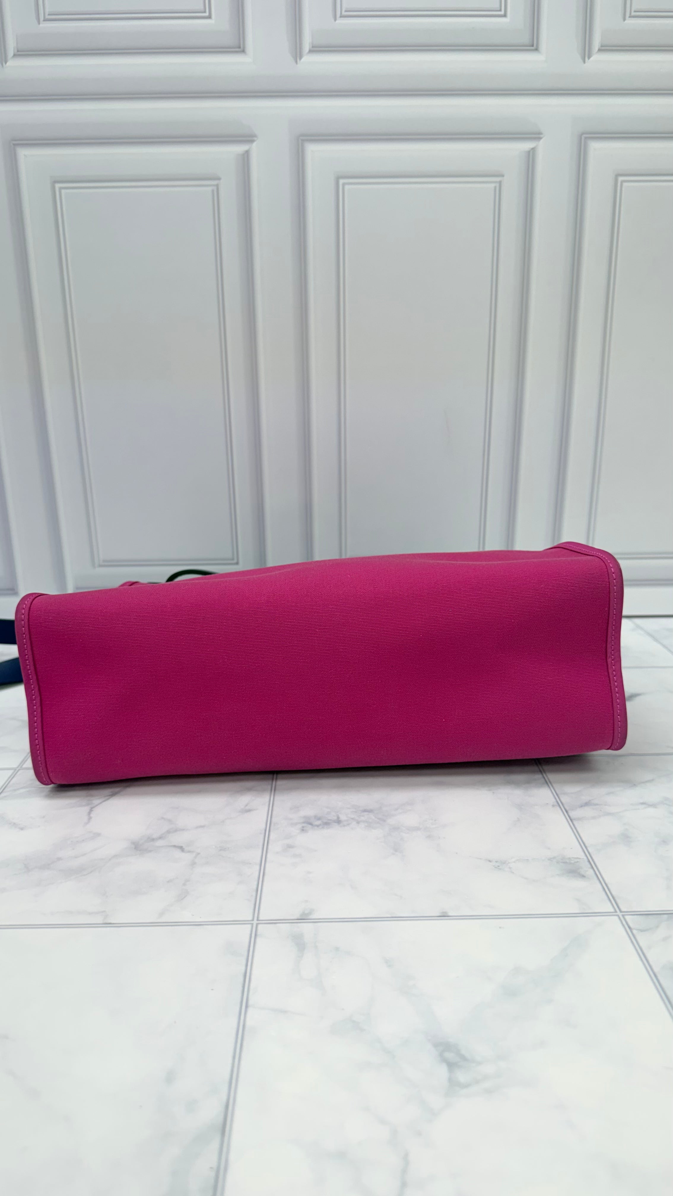 Hermes Purple Toile Canvas Herbag Zippy Wallet 31 Handbag
