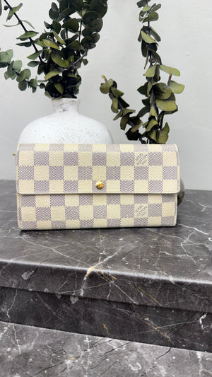 Louis Vuitton Damier Azur Flap Wallet