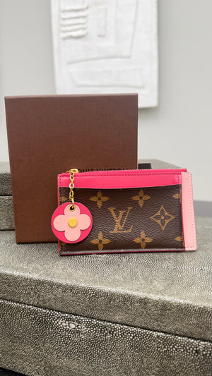 Louis Vuitton Monogram Pink Zippy Card Holder