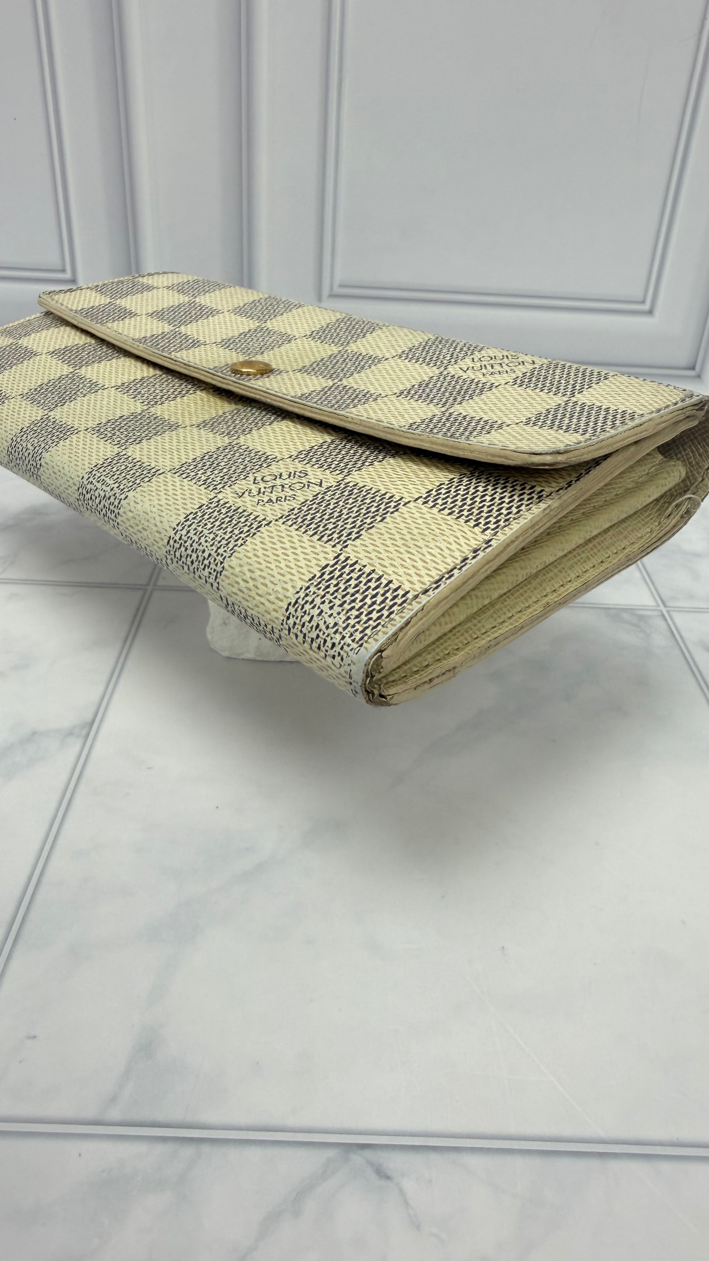Louis Vuitton Damier Azur Flap Wallet