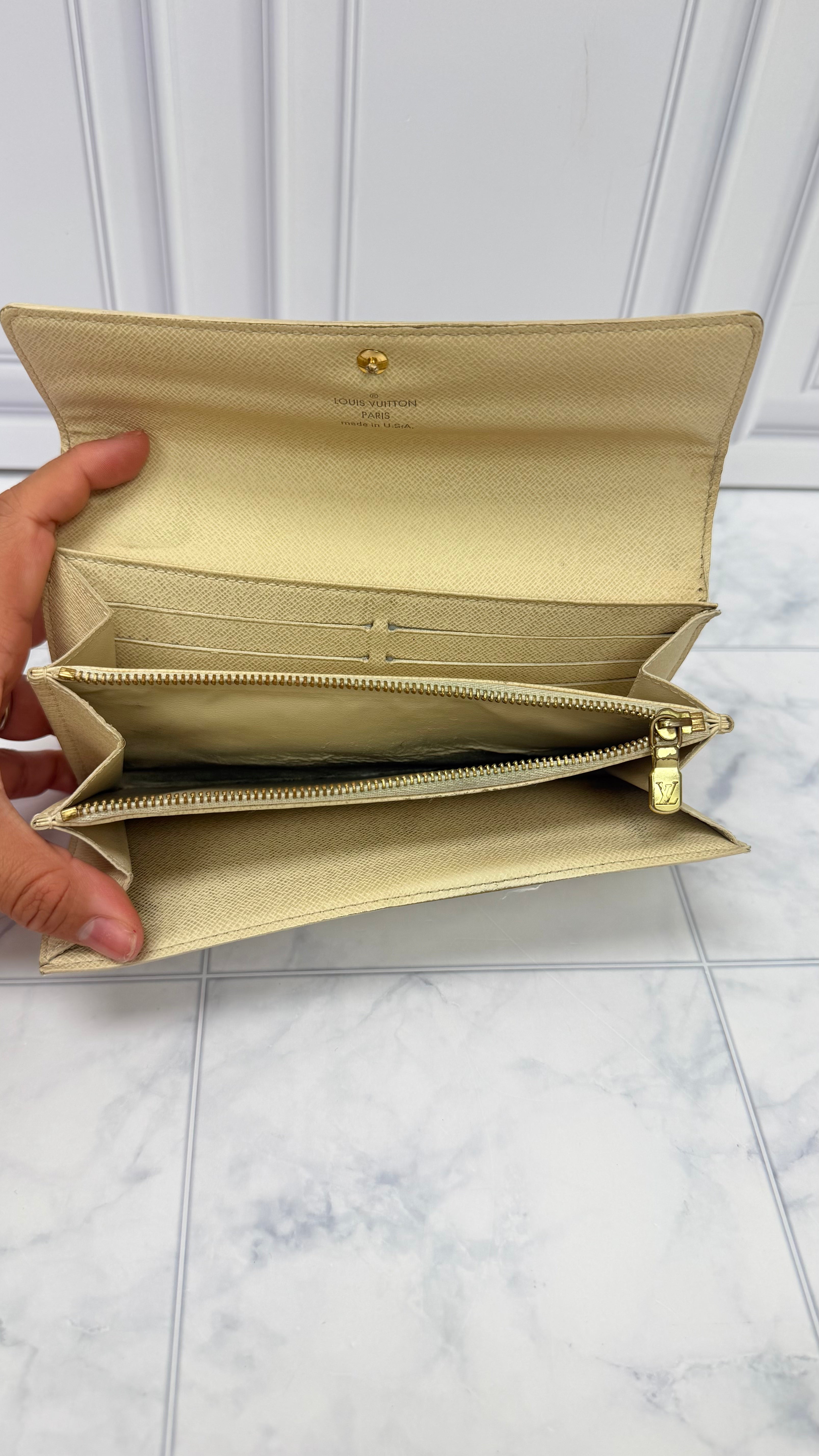 Louis Vuitton Damier Azur Flap Wallet