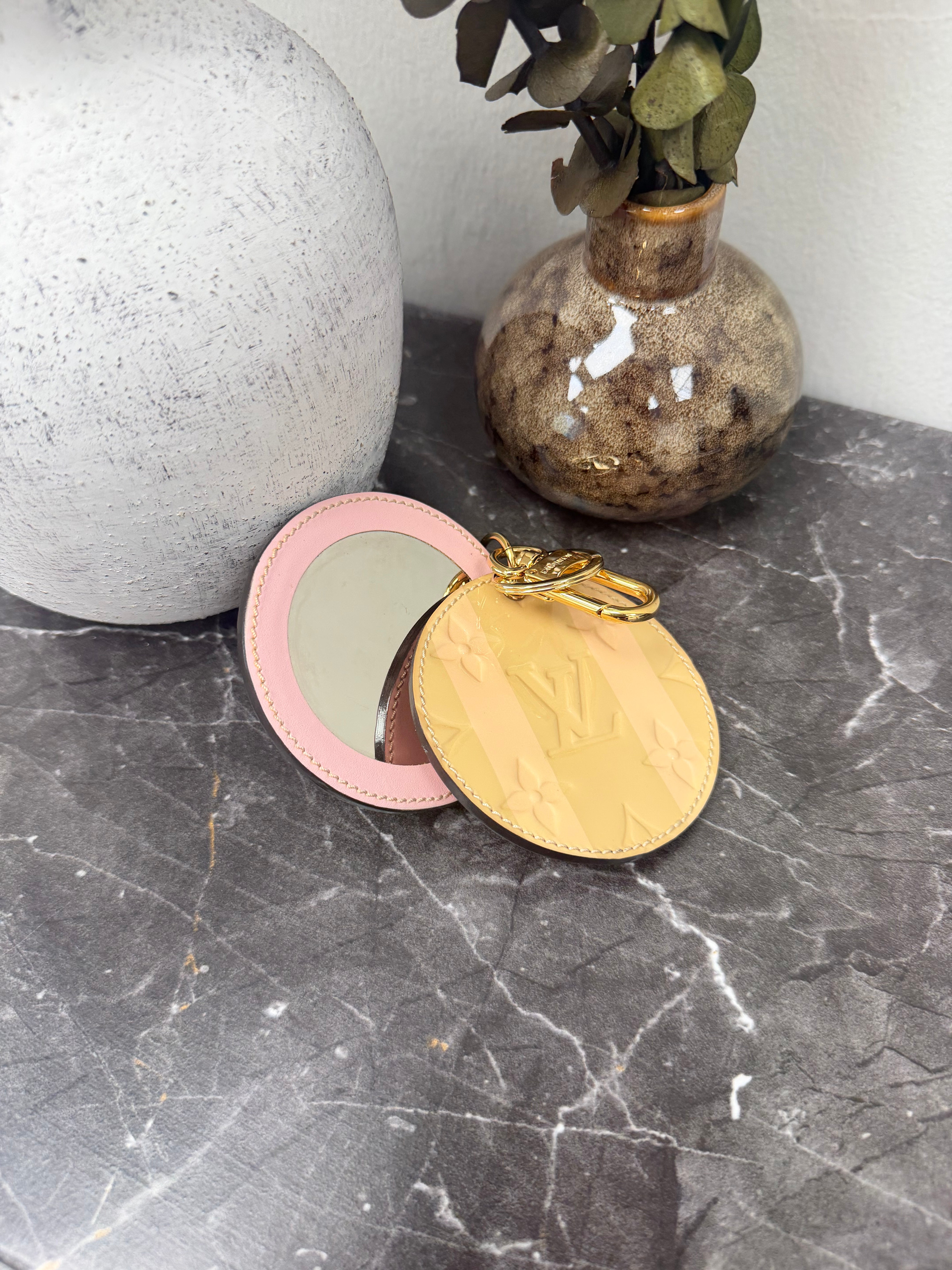 Louis Vuitton Monogram Pink Vernis Leather Bag Charm