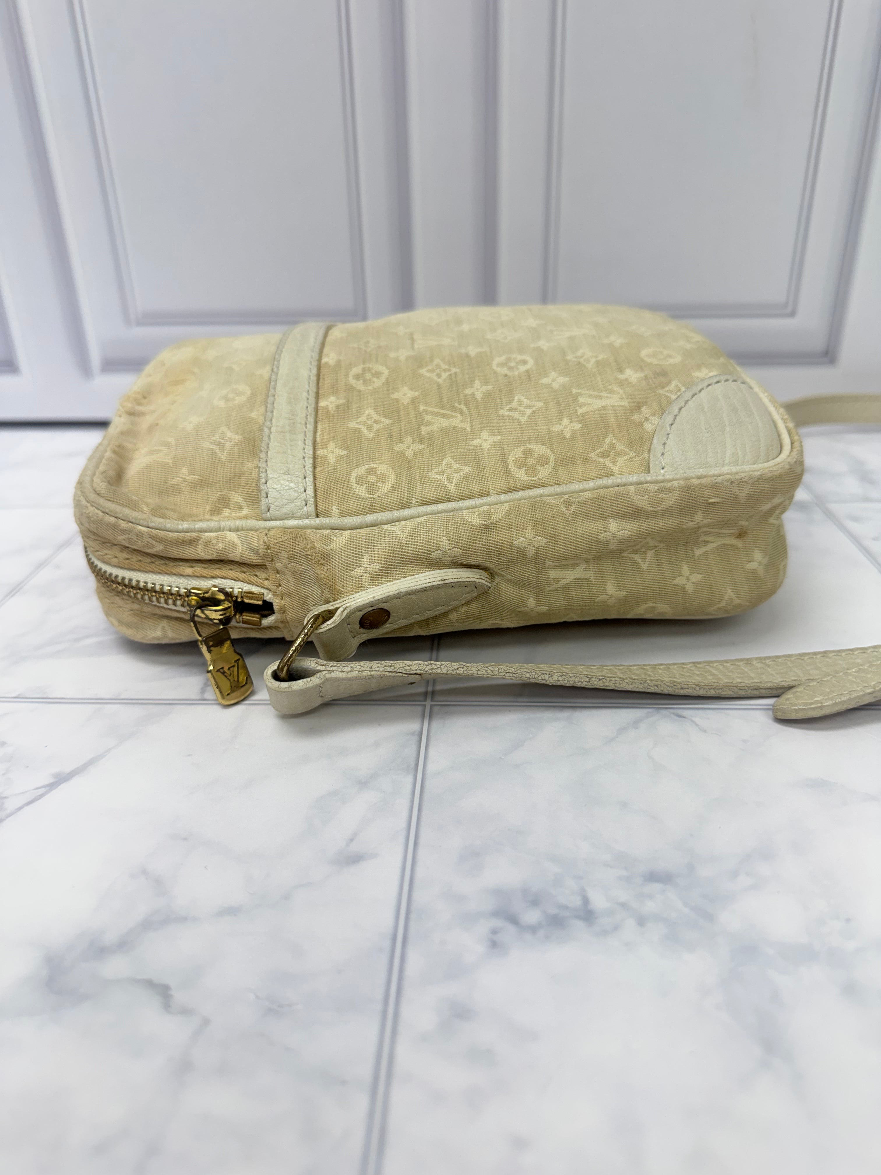 Louis Vuitton White Monogram Danube Crossbody Bag