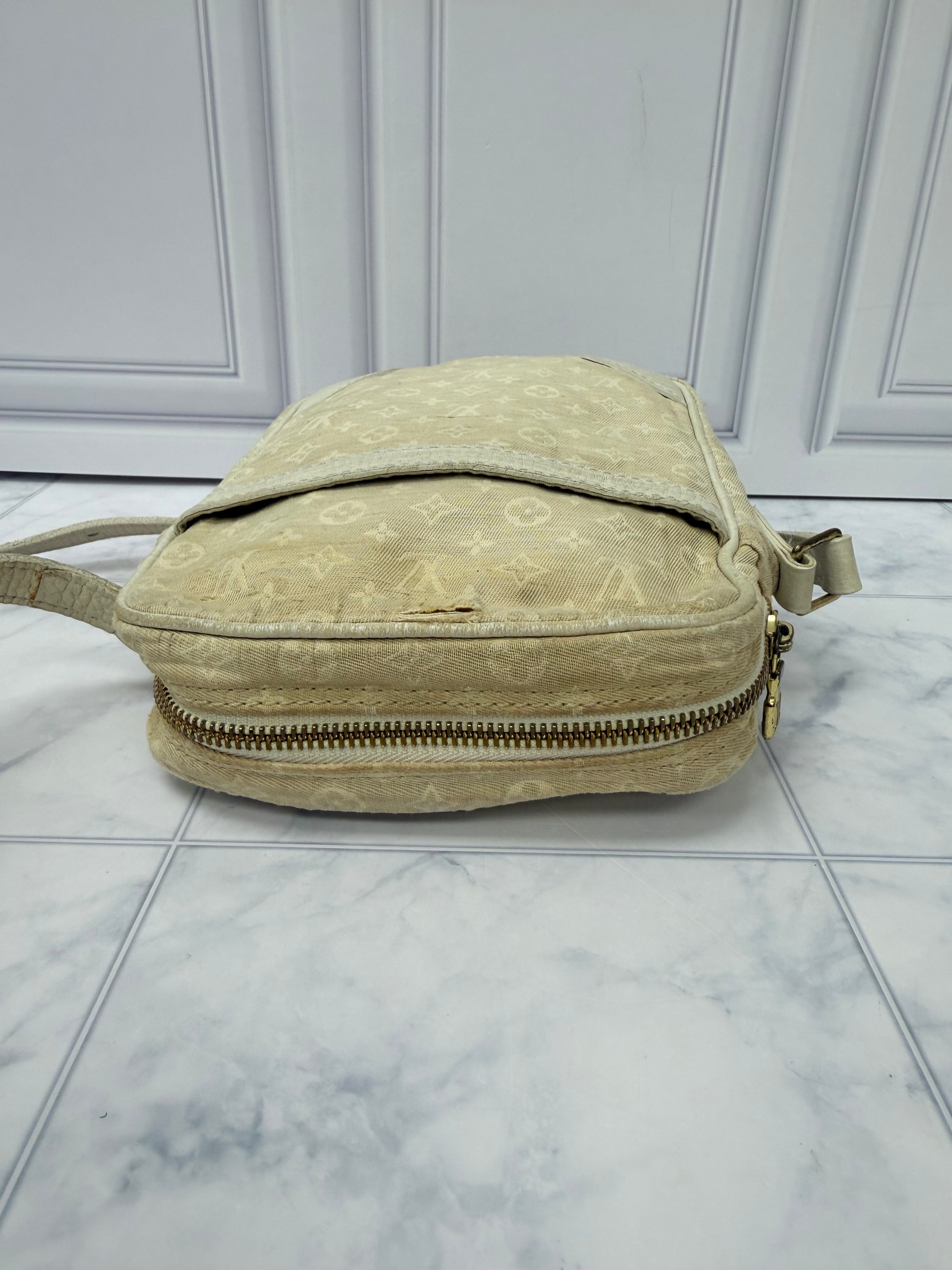 Louis Vuitton White Monogram Danube Crossbody Bag