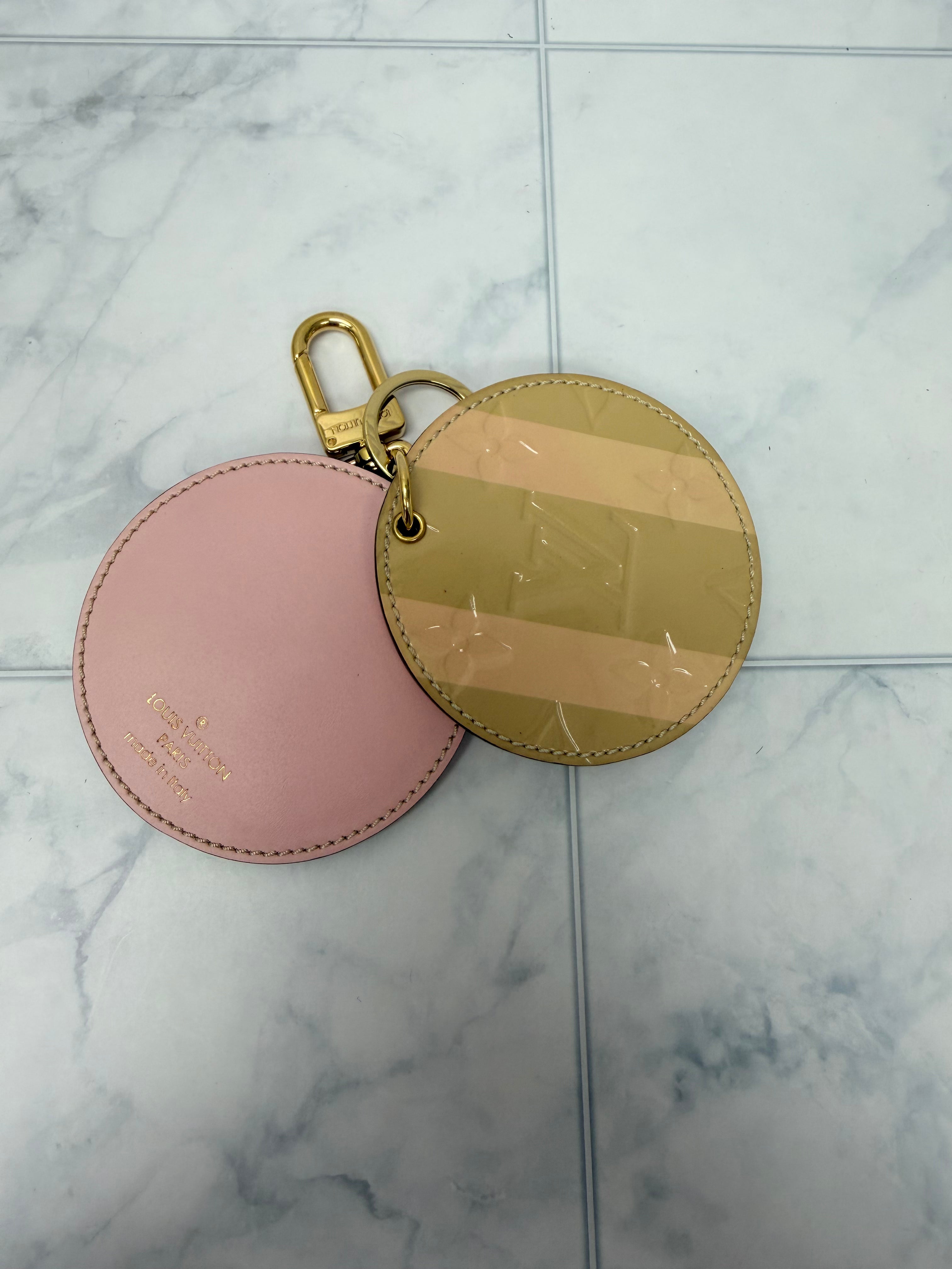 Louis Vuitton Monogram Pink Vernis Leather Bag Charm