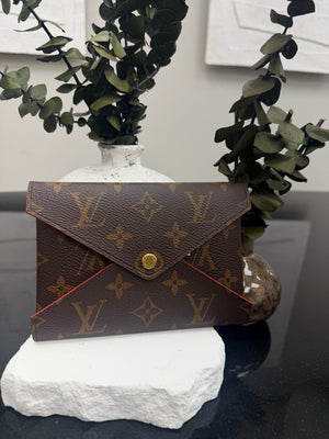 BRAND NEW - Louis Vuitton Red Monogram Medium Kirigram Pouch