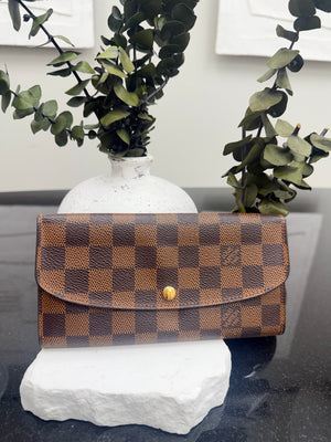 Louis Vuitton Damier Ebene Emilie Wallet
