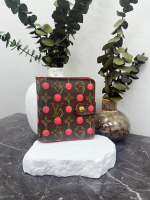 Louis Vuitton Monogram Cherry Compact Wallet