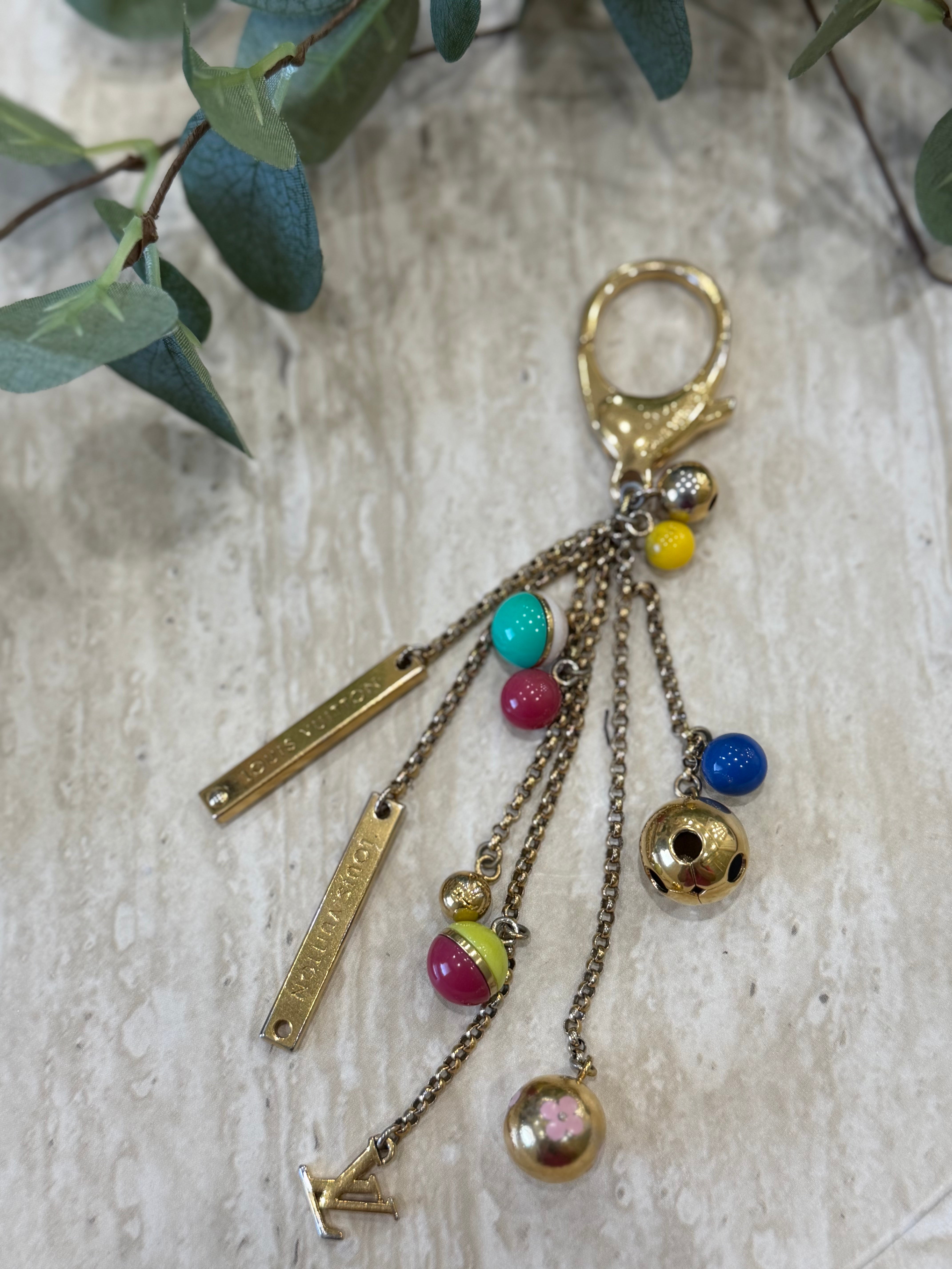 Louis Vuitton Chain Grelots Gold Tone Bag Charm