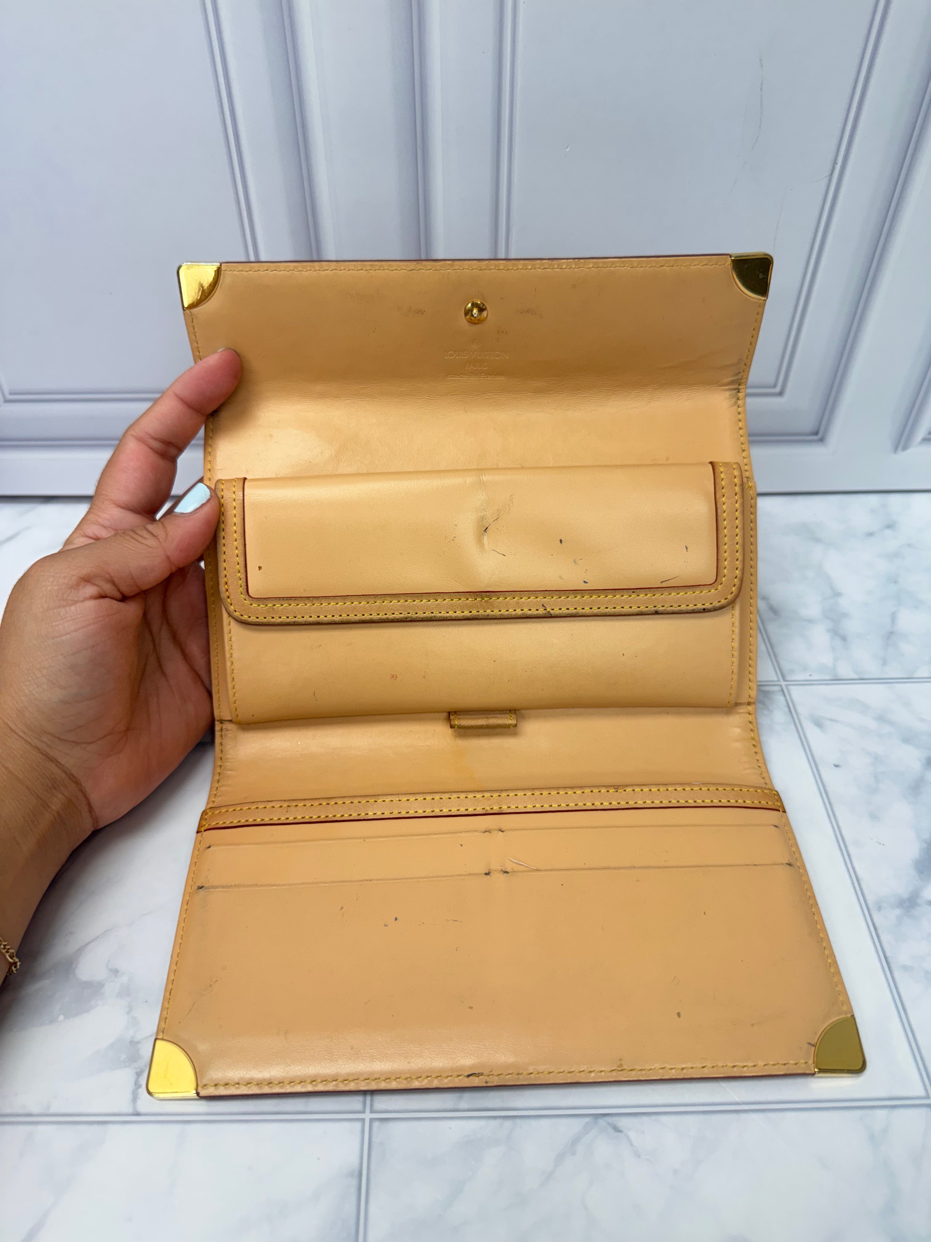 Louis Vuitton White Multicolor Monogram International Wallet