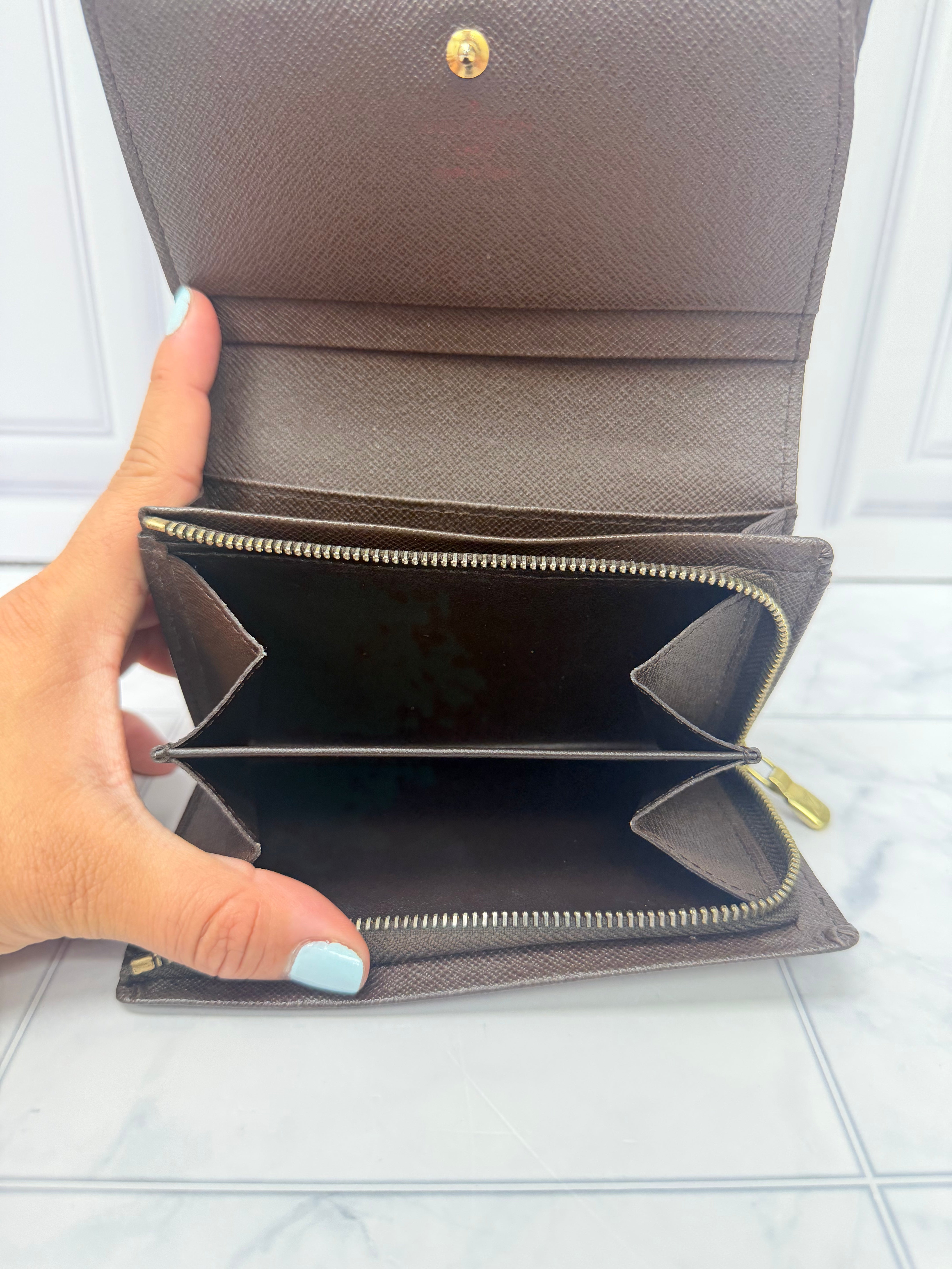 Louis Vuitton Damier Ebene Compact Wallet
