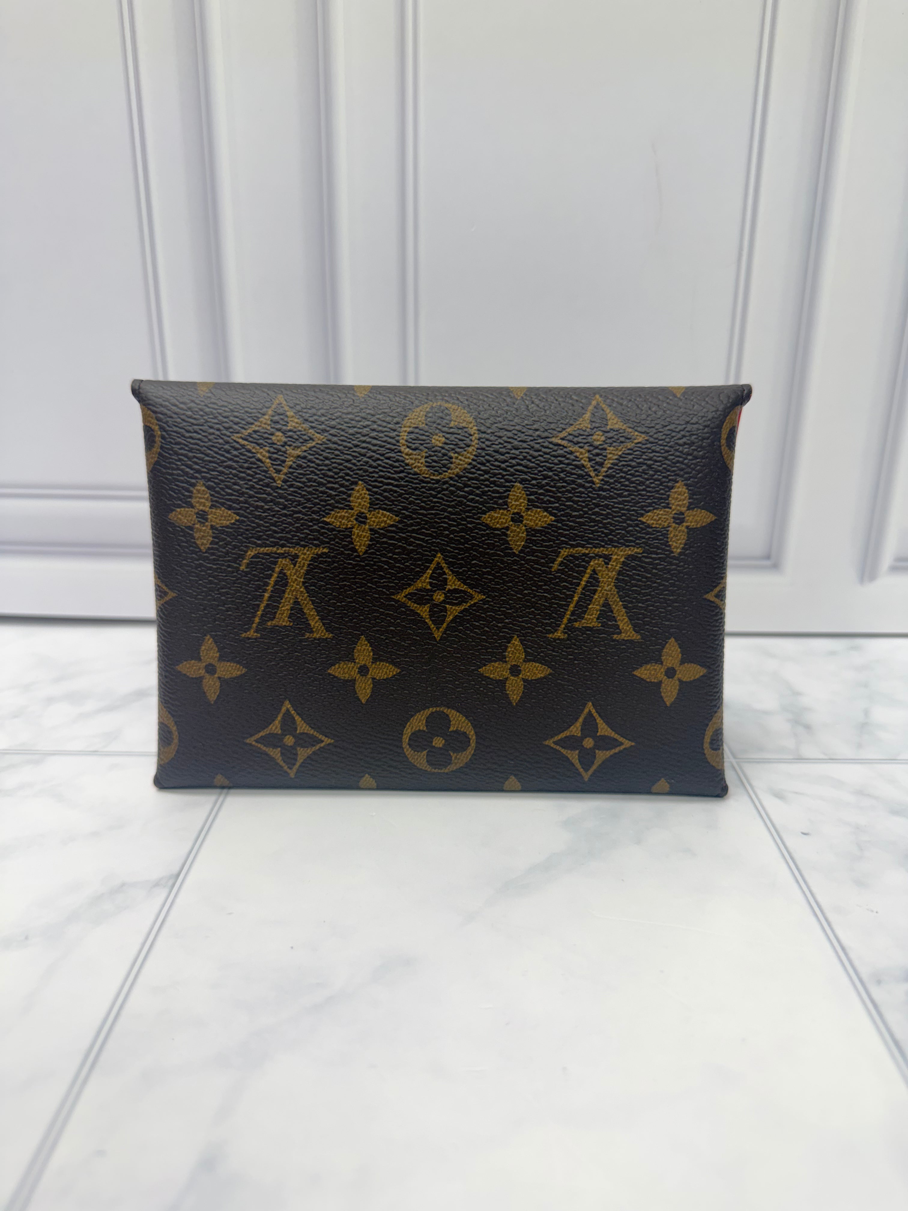 BRAND NEW - Louis Vuitton Red Monogram Medium Kirigram Pouch