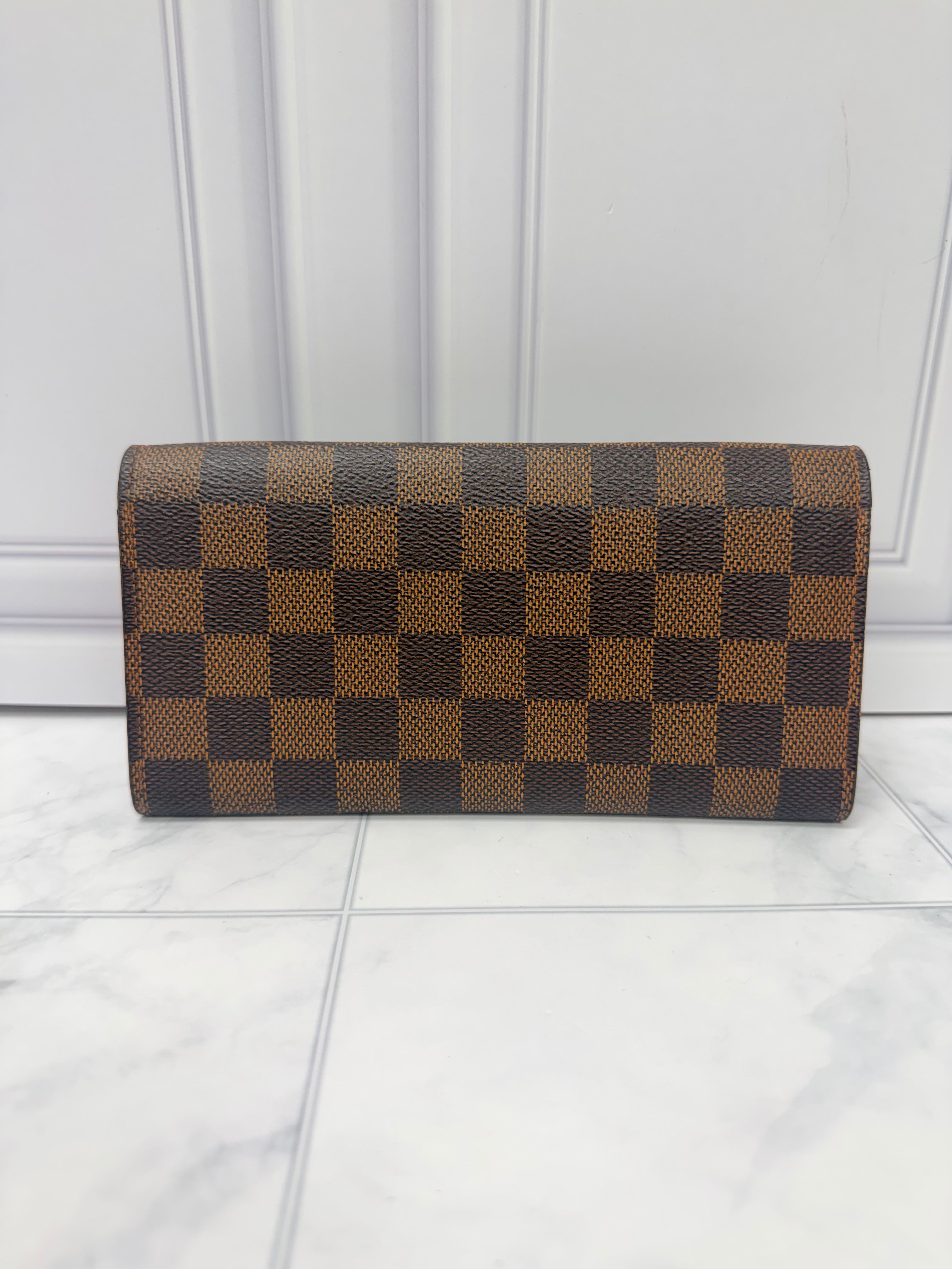 Louis Vuitton Damier Ebene Emilie Wallet