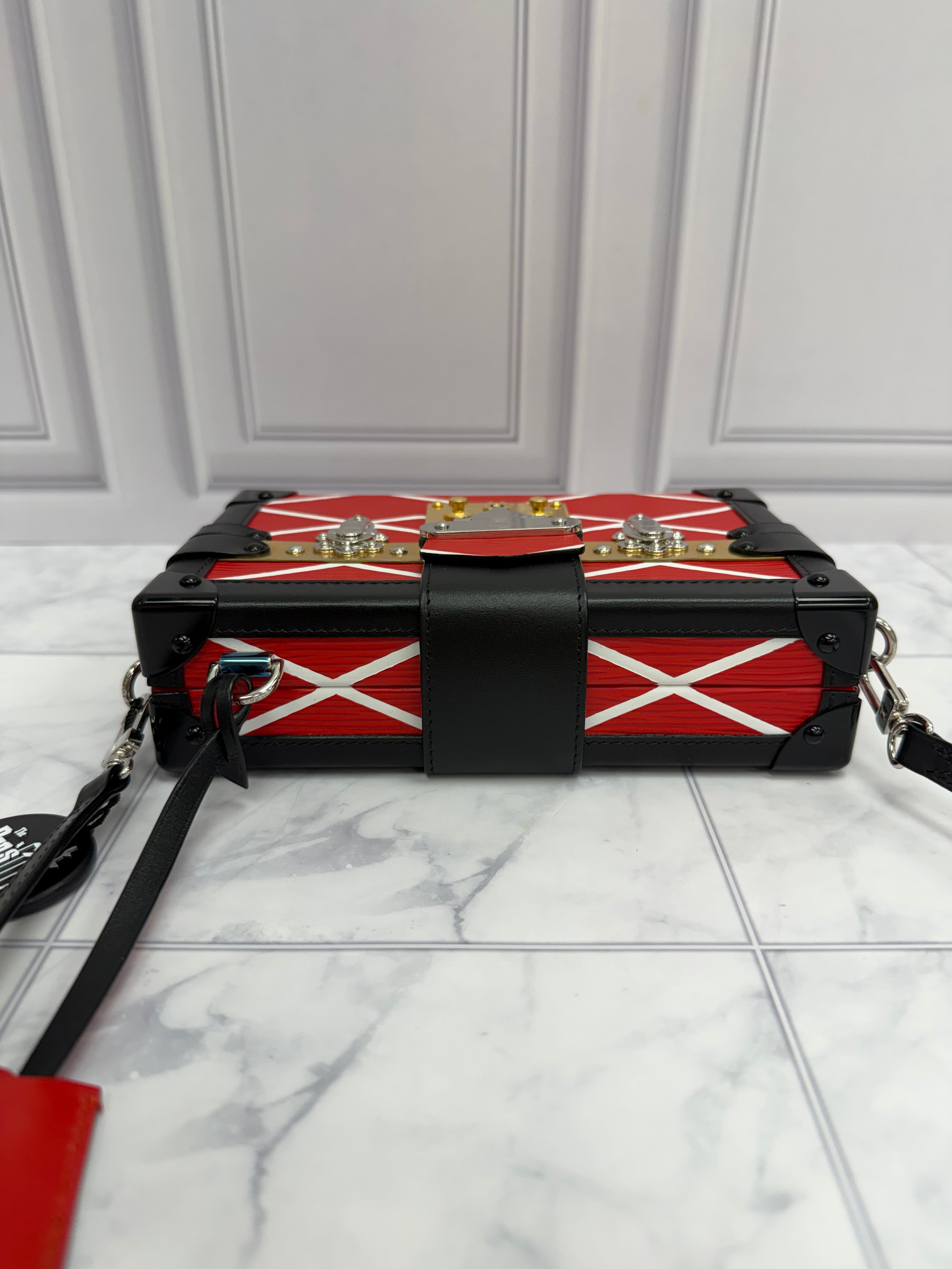 *DONS DROP* Louis Vuitton Red Epi Petite Malle Crossbody
