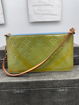 Louis Vuitton Green Vernis Leather Lexington Handbag