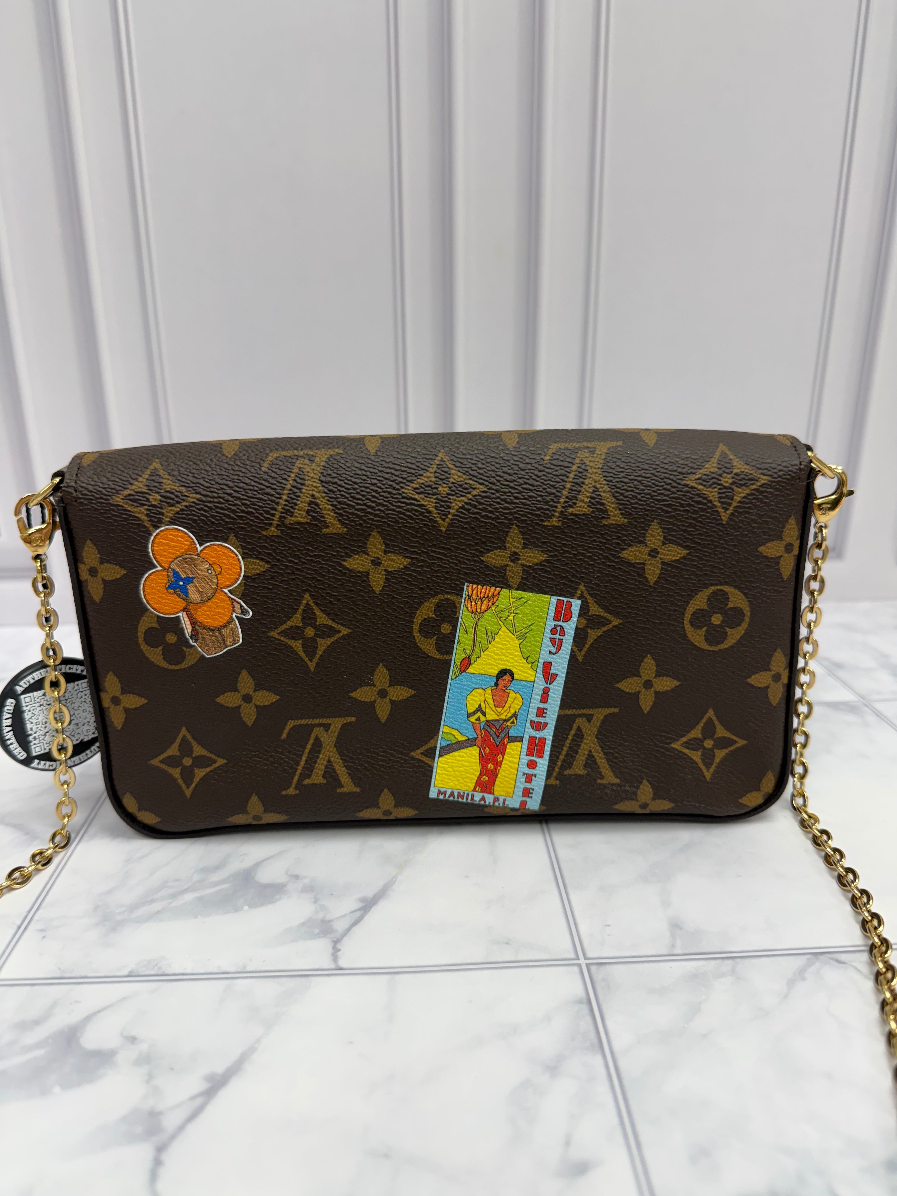 *DONS DROP* Louis Vuitton Monogram My LV World Tour Felicie Pochette Chain Crossbody