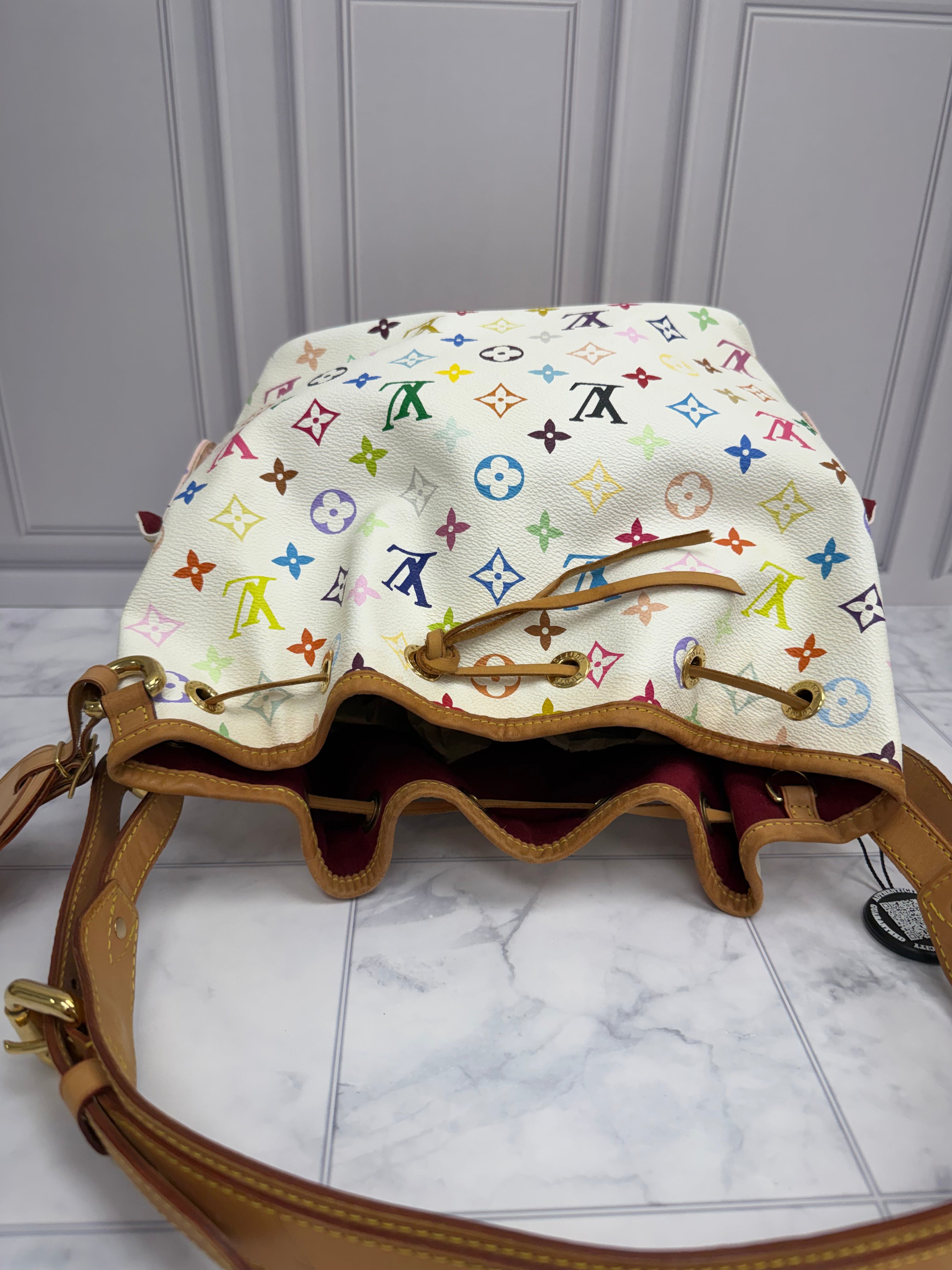 *DONS  DROP* Louis Vuitton Multicolor Monogram Petit Noe Shoulder bag