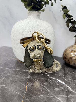 Gucci GG Supreme Dog Bag Charm