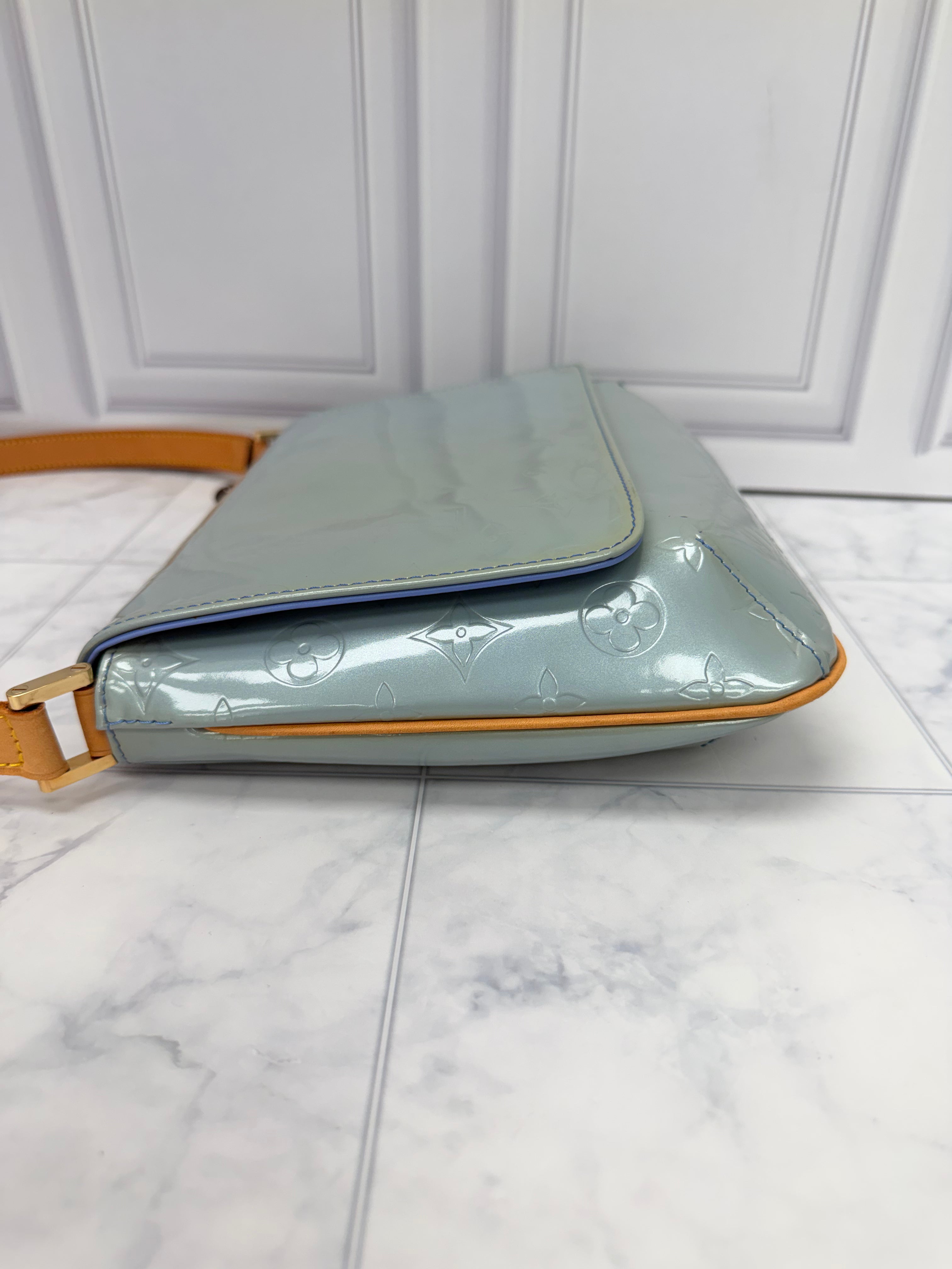 Louis Vuitton Monogram Blue Vernis Leather Thompson Street Shoulder Bag