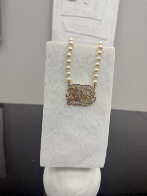 Chanel x Pharrell Williams Gold Pearl Necklace