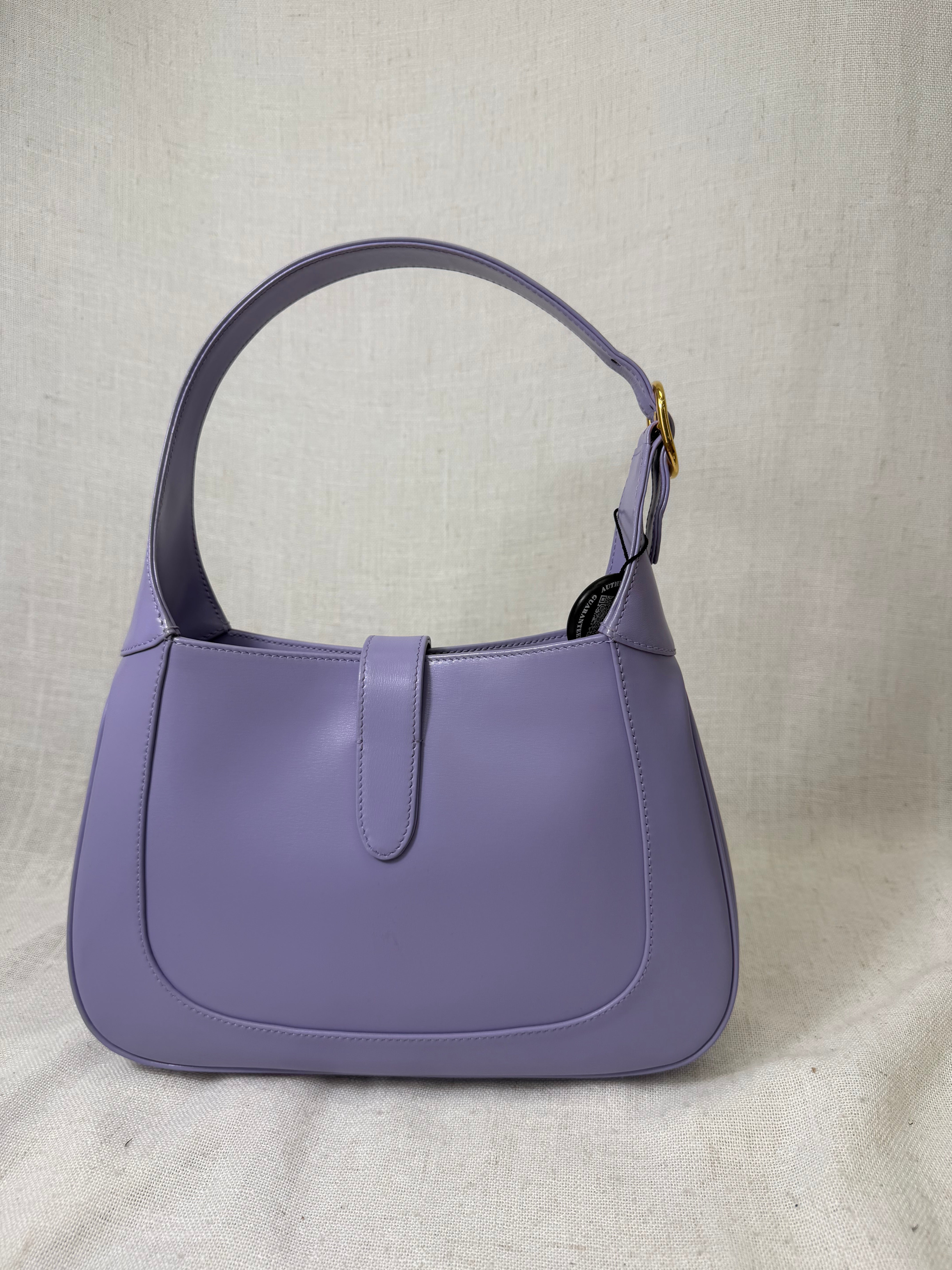 Gucci Purple Leather Jackie 1961 Shoulder Bag