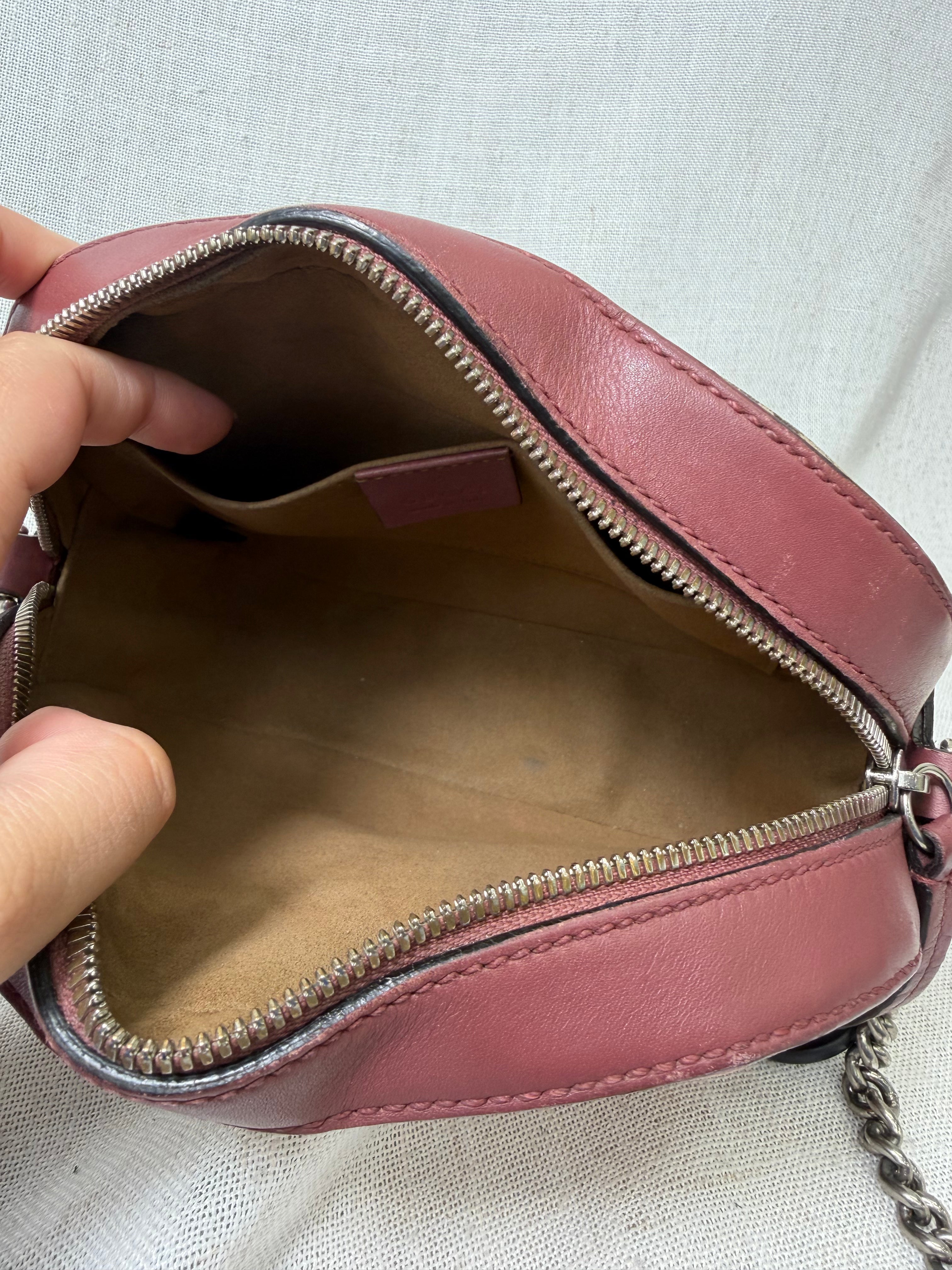 Gucci Blooms GG Supreme Chain Crossbody Bag