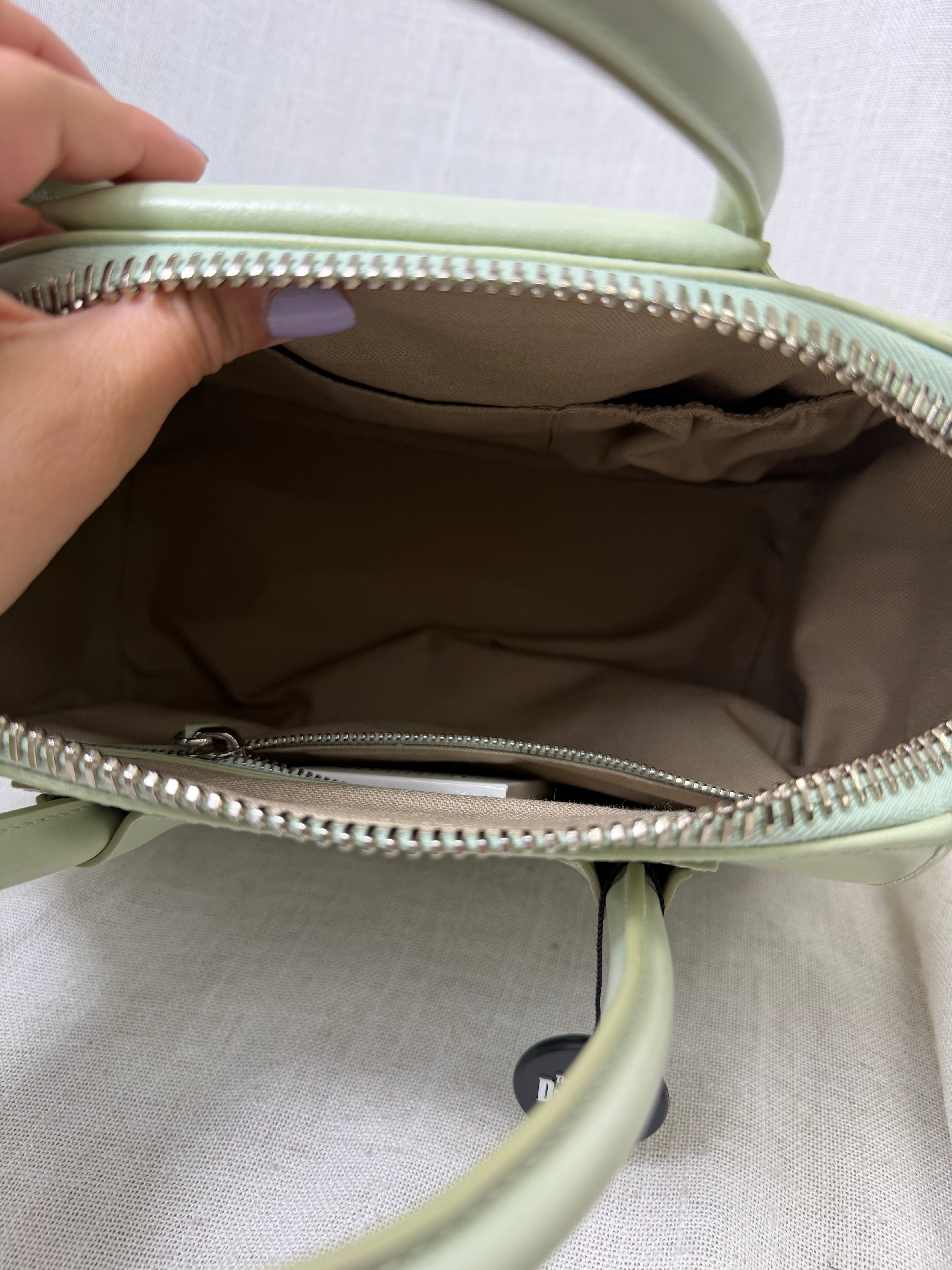 Givenchy Mint Green Calfskin Leather Small Antigona Soft Handbag