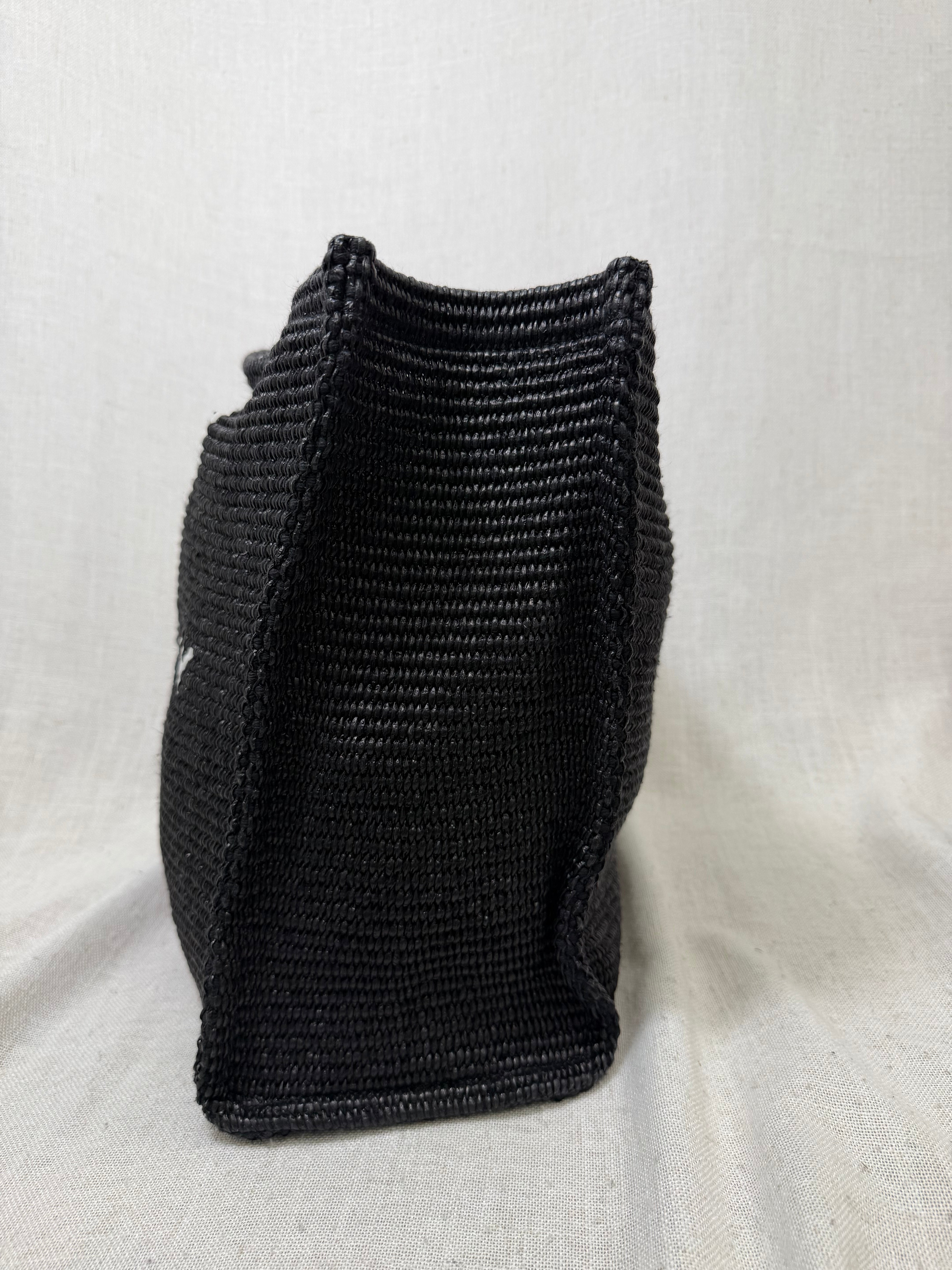 Givenchy Black Raffia G-Tote Medium Tote Bag