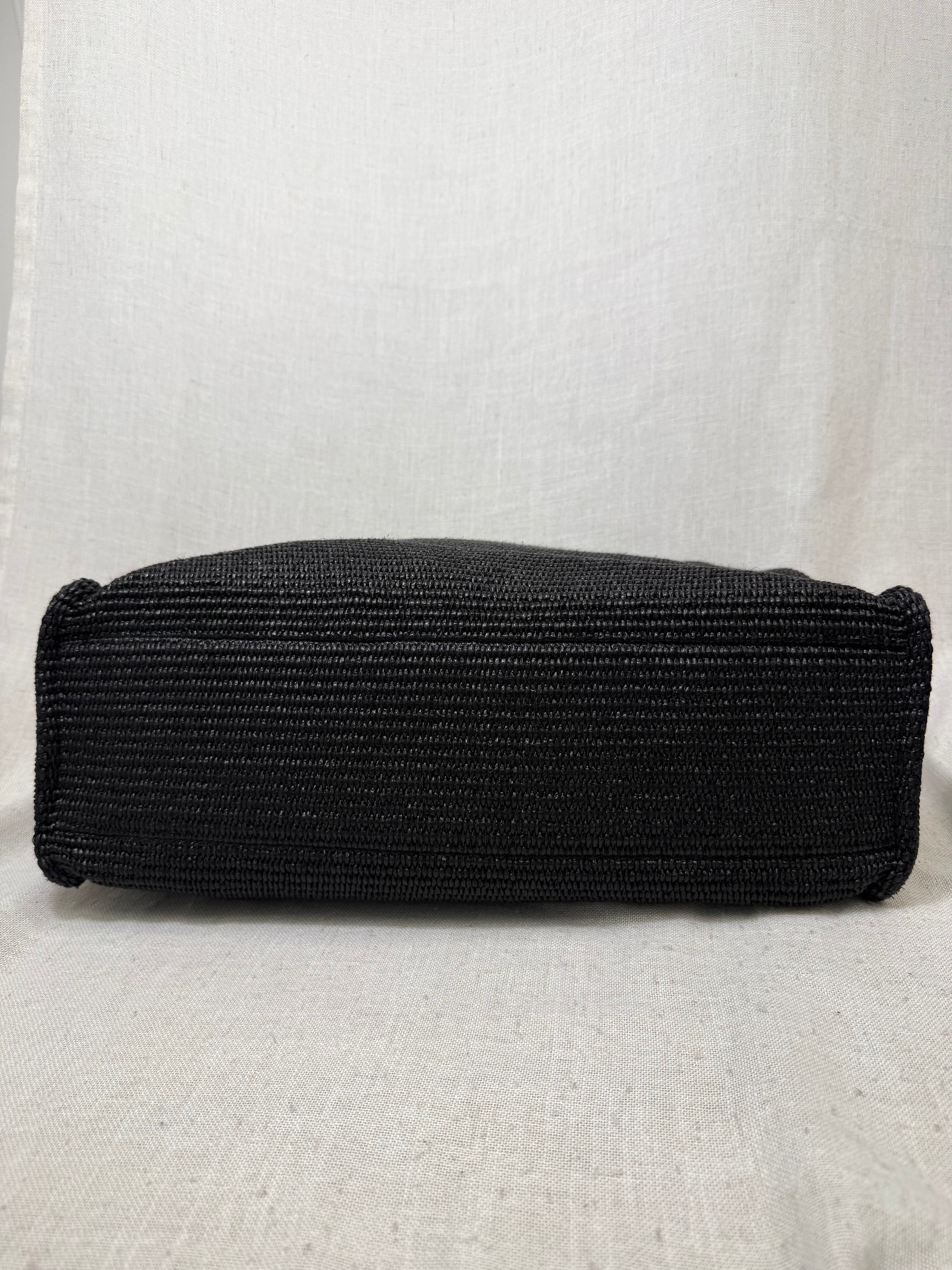 Givenchy Black Raffia G-Tote Medium Tote Bag