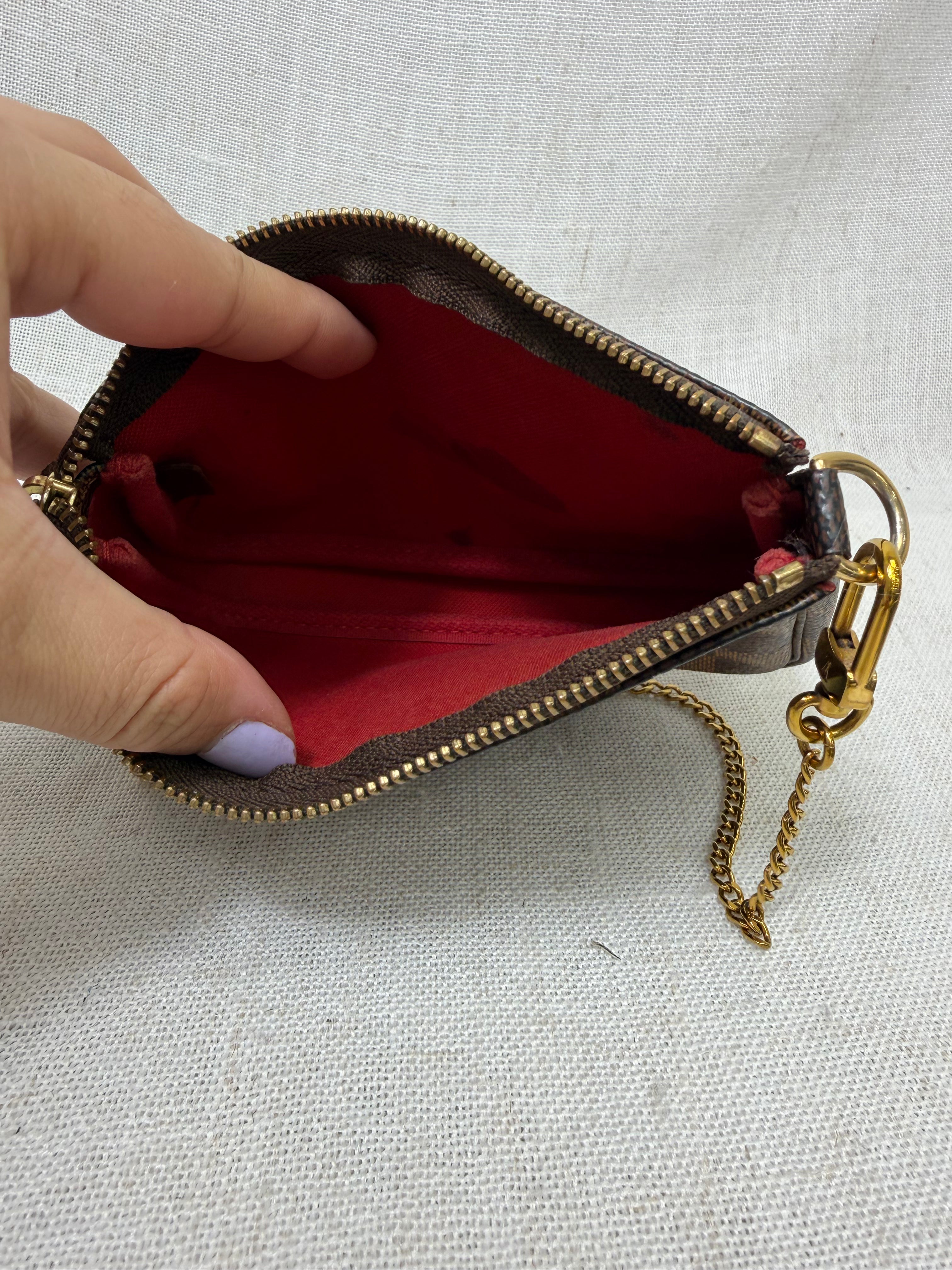 Louis Vuitton Damier Ebene Mini Chain Pochette