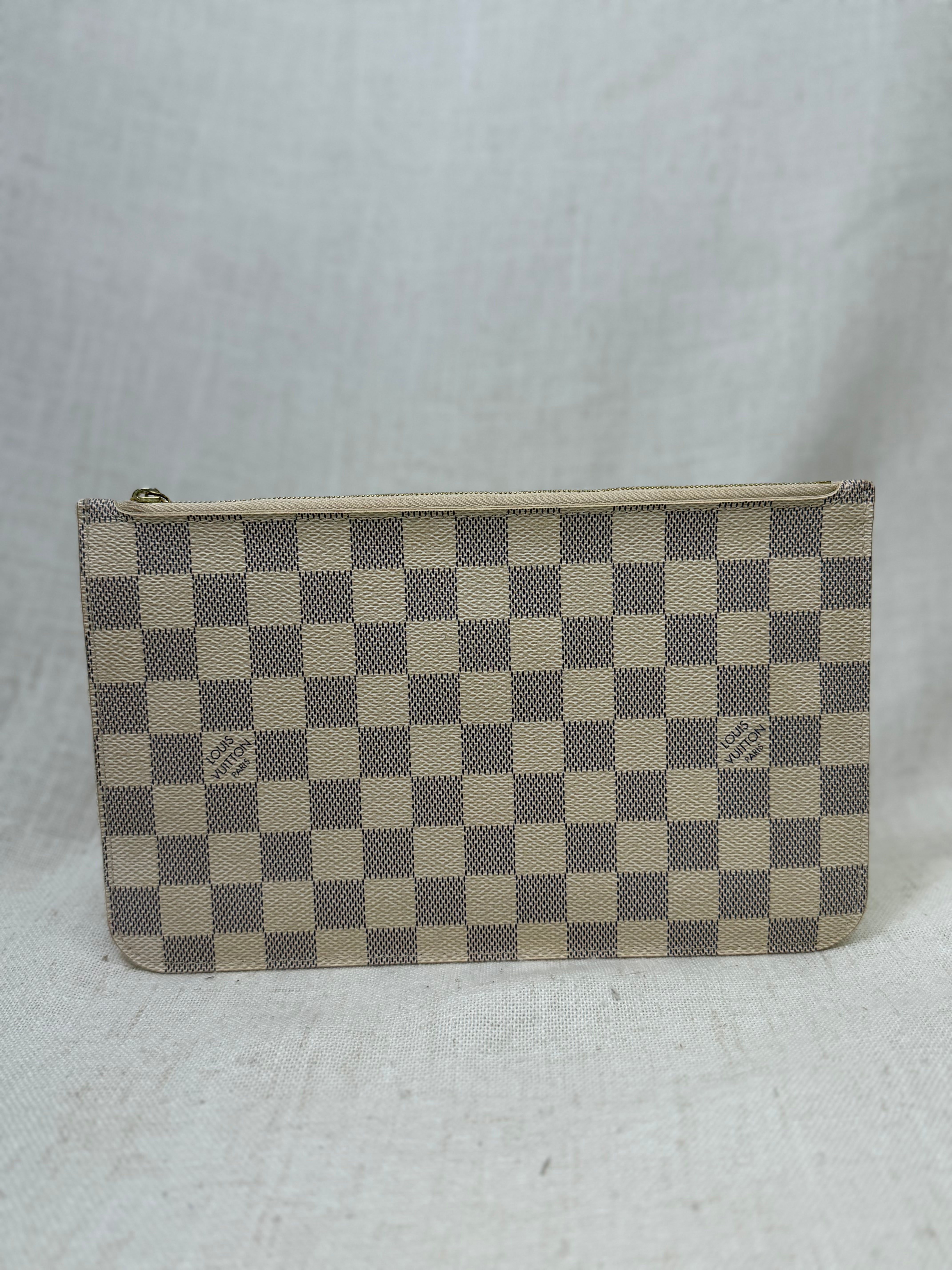Louis Vuitton Damier Azur Neverfull GM Pochette
