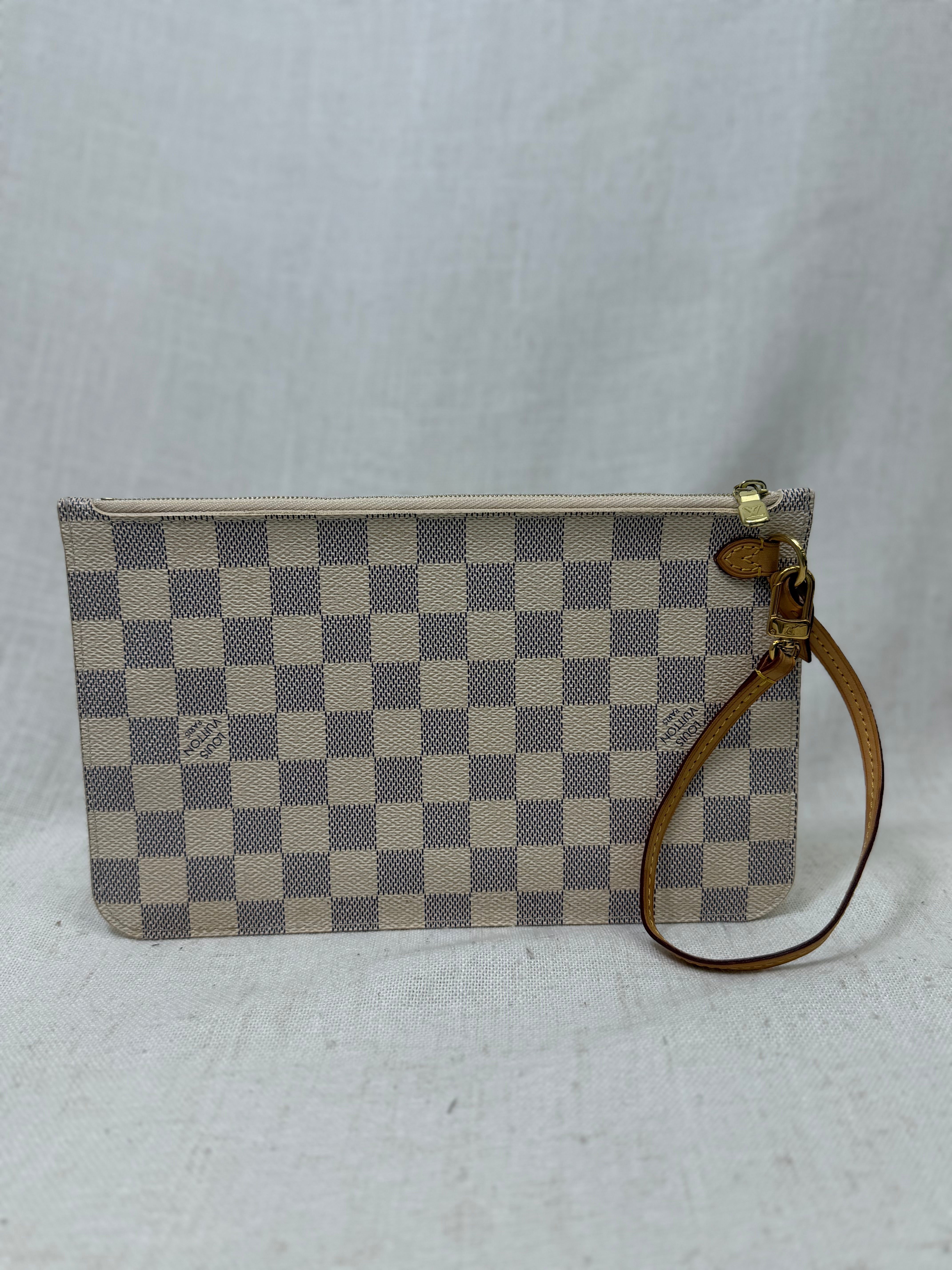 Louis Vuitton Damier Azur Neverfull GM Pochette
